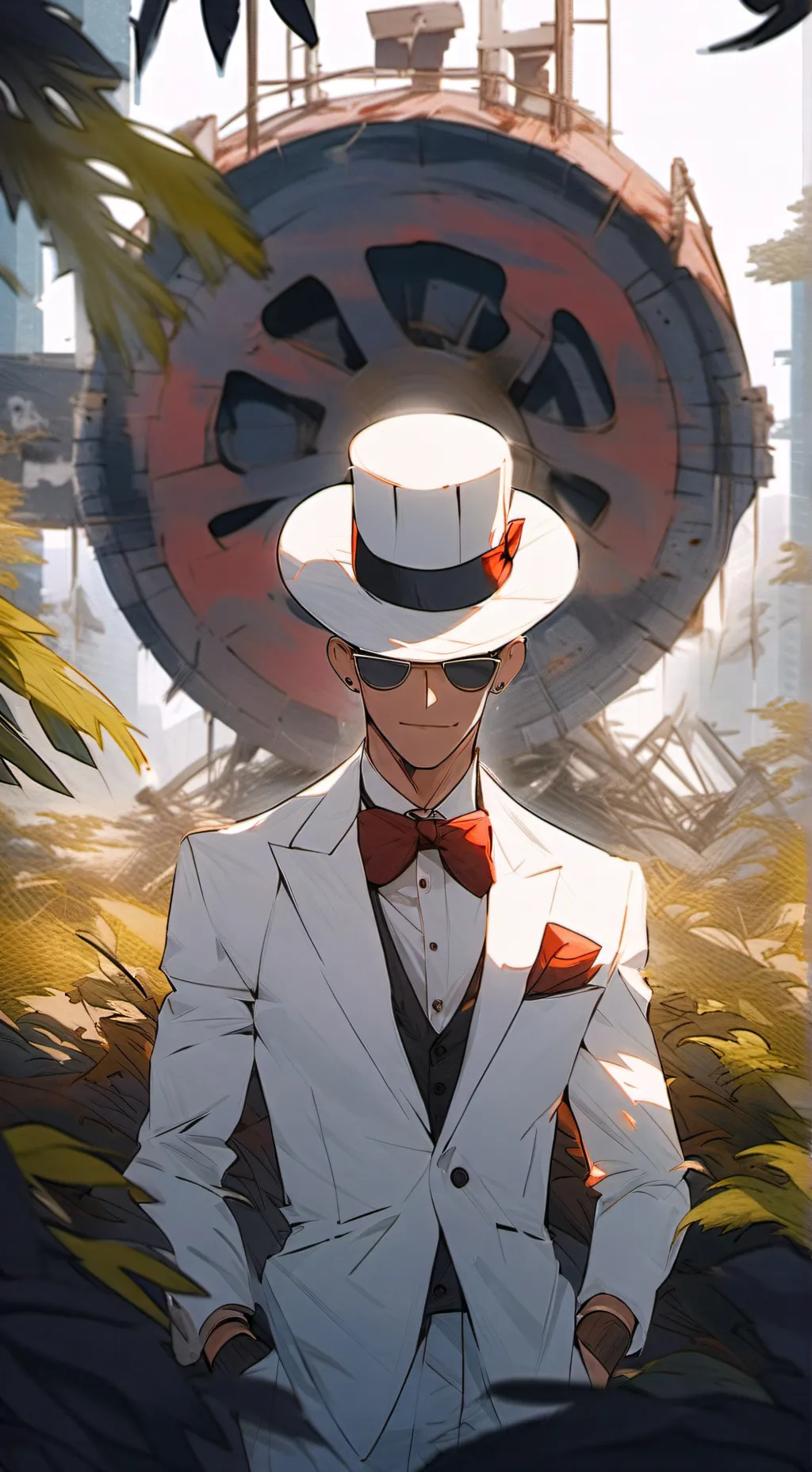 ai character: Kny x Rnbw friends background