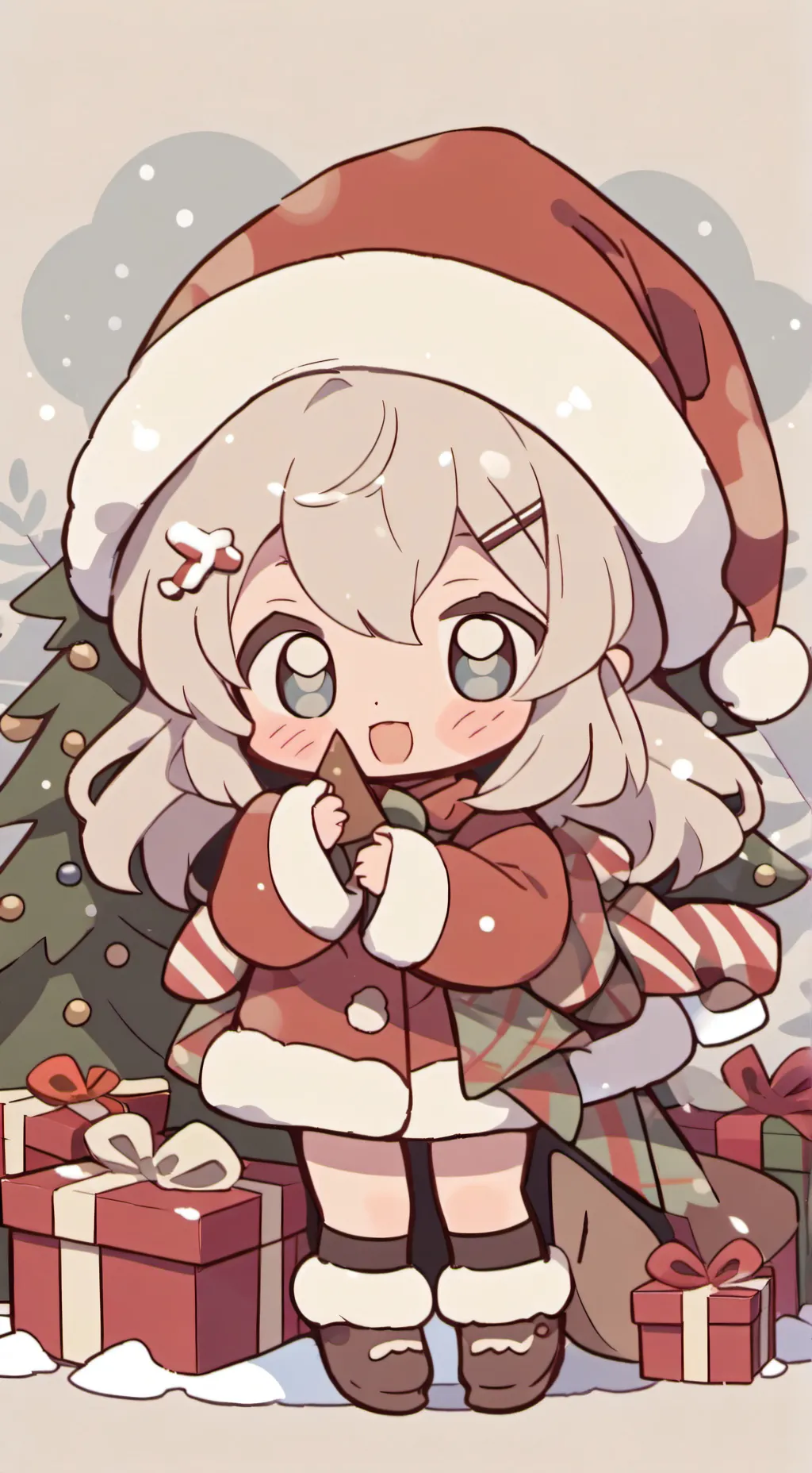 ai character: MHA Christmas!  background