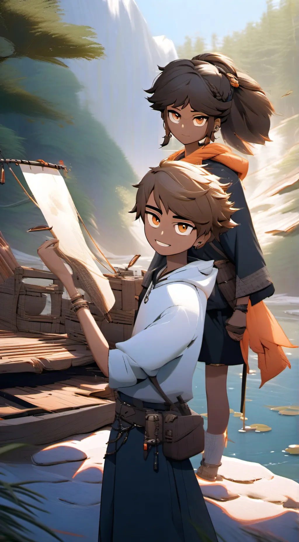 ai character: Lisa and Jax background