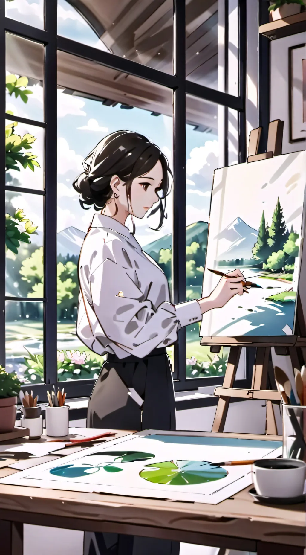 ai character: oh proshippers ig. background