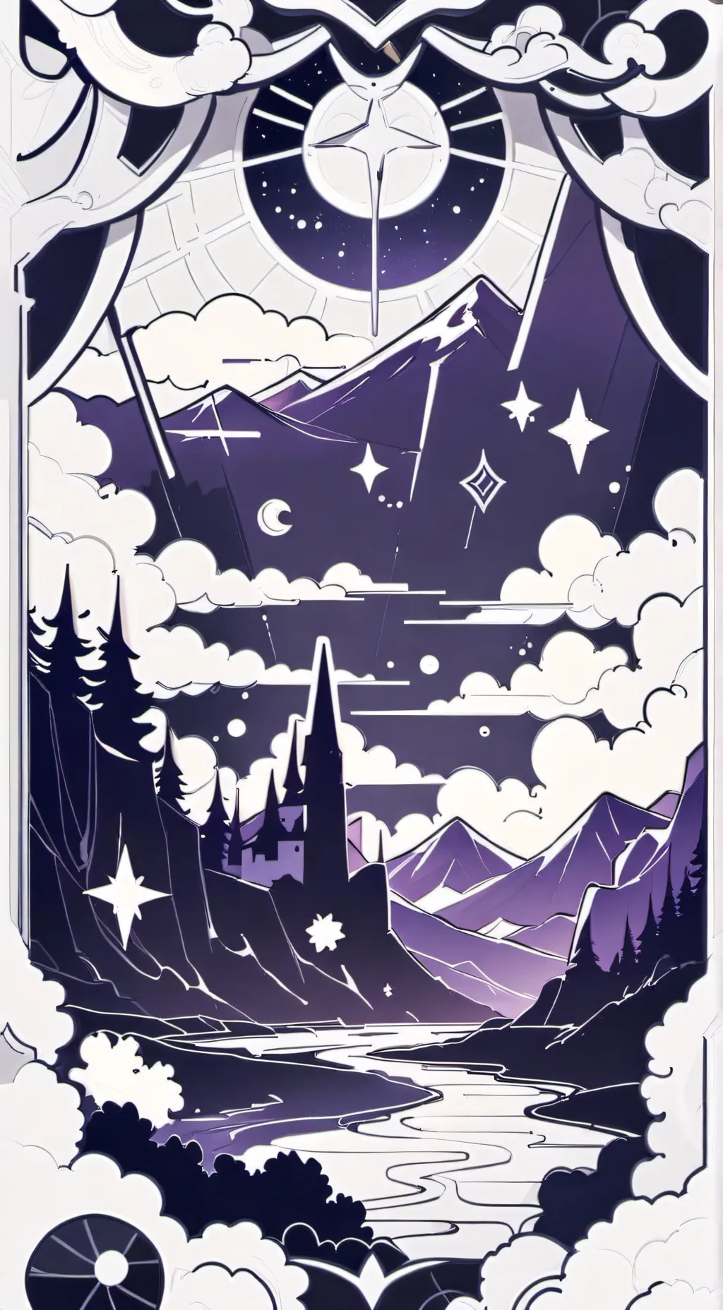 ai character: smiling critters background