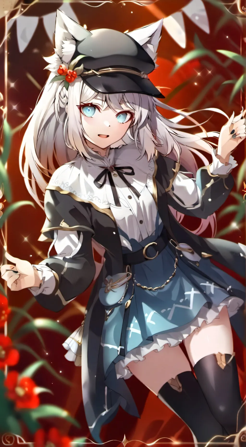 ai character: chain saw man girl background