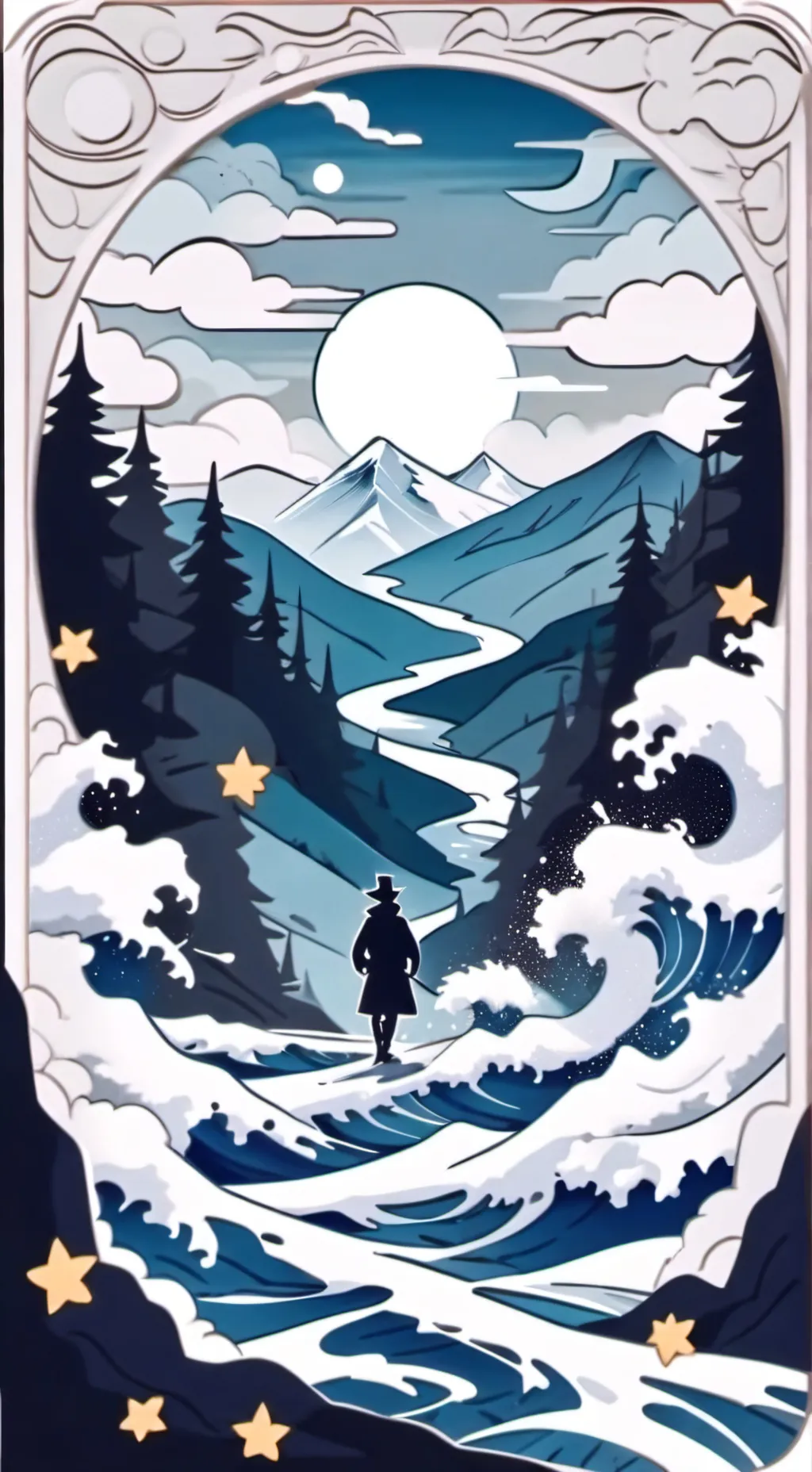 ai character: BFDI background