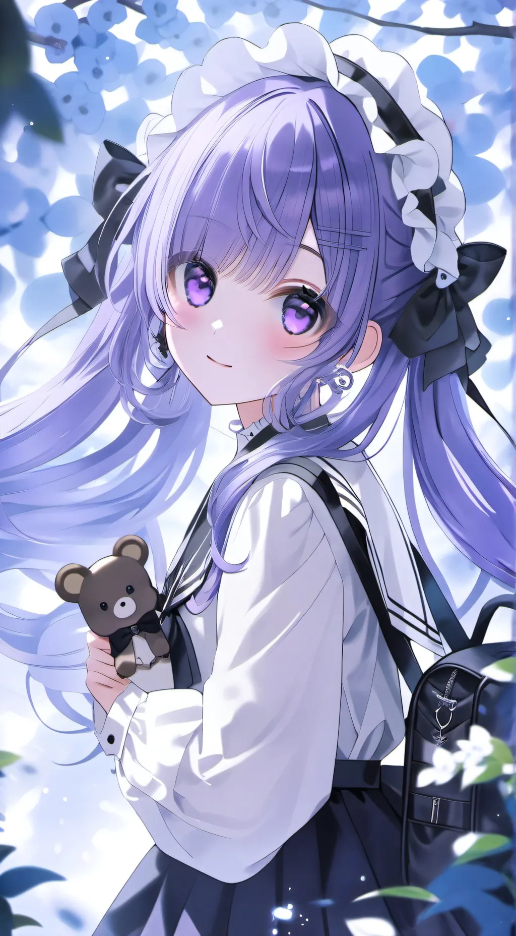 ai character: Luna background