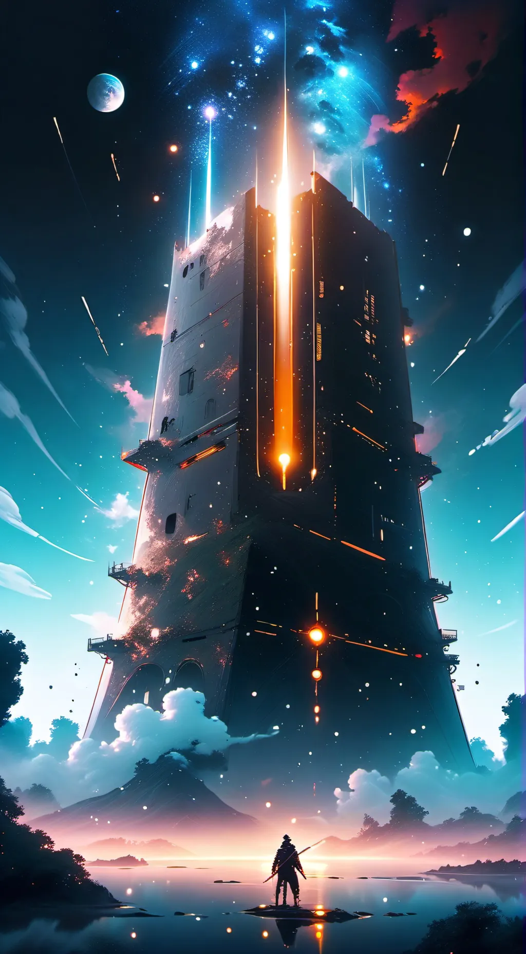 ai character: Thanos and namgyu background