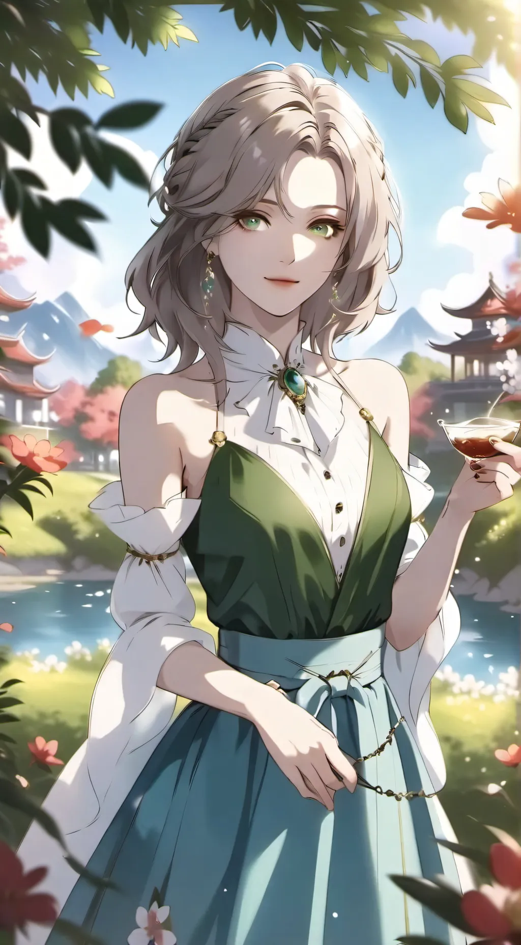 ai character: the queen background