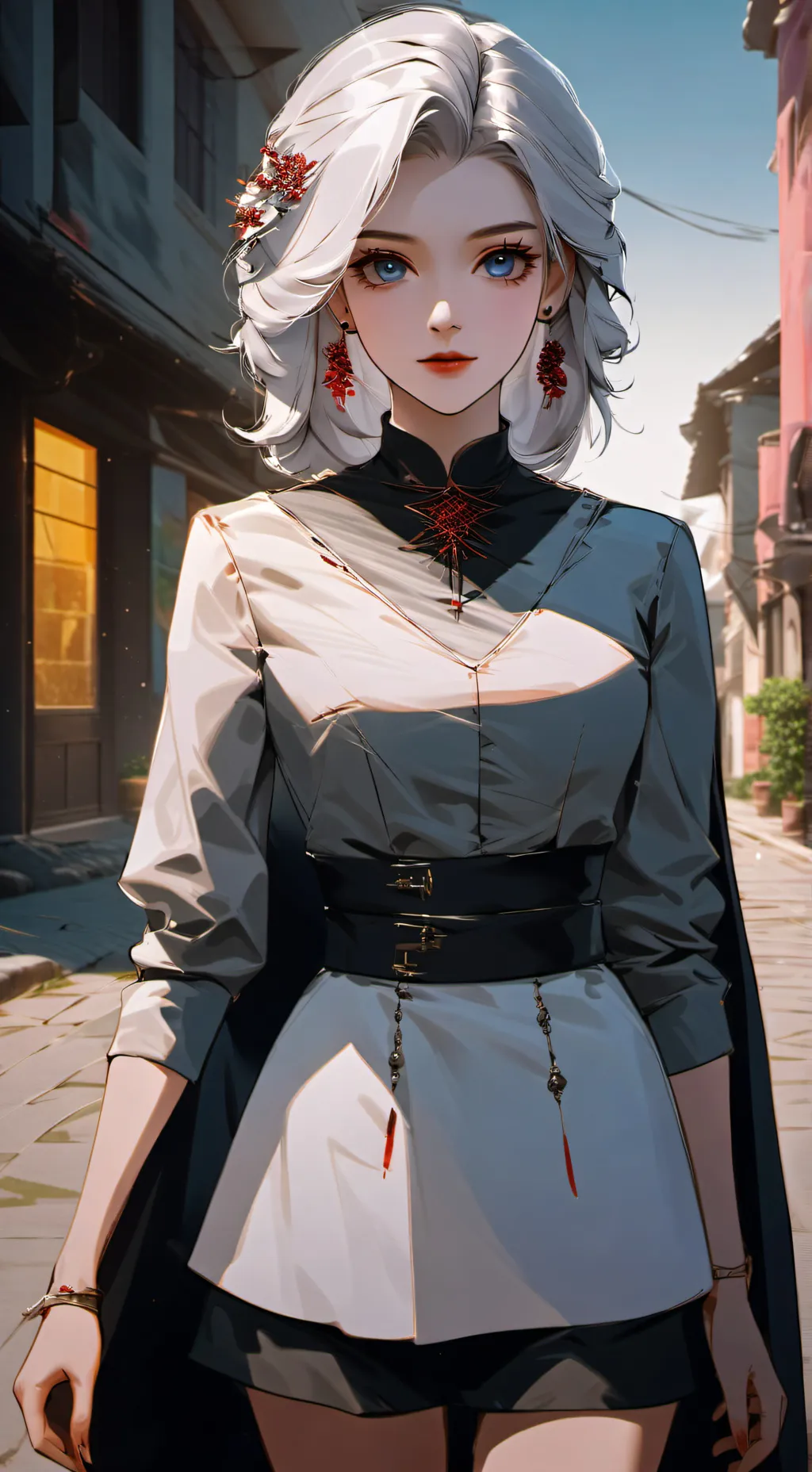 ai character: Sanemi sister u background