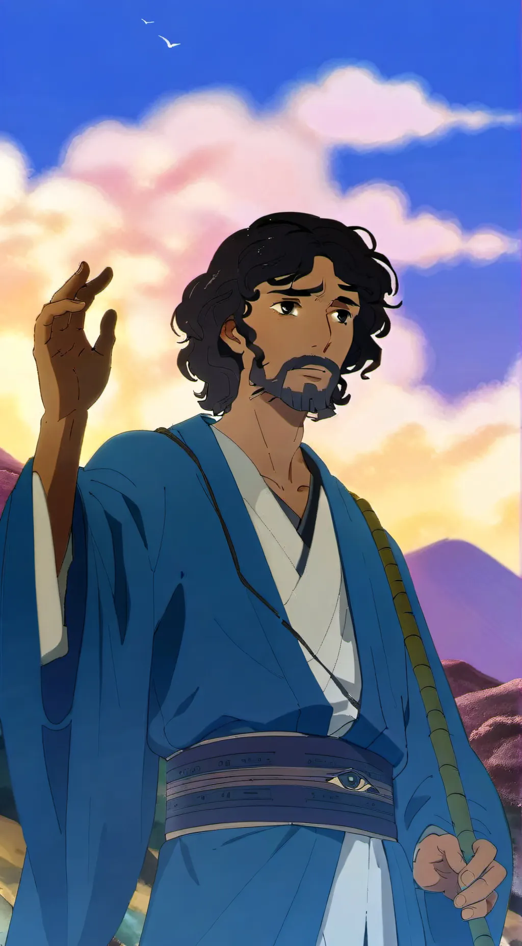 ai character: Moses background