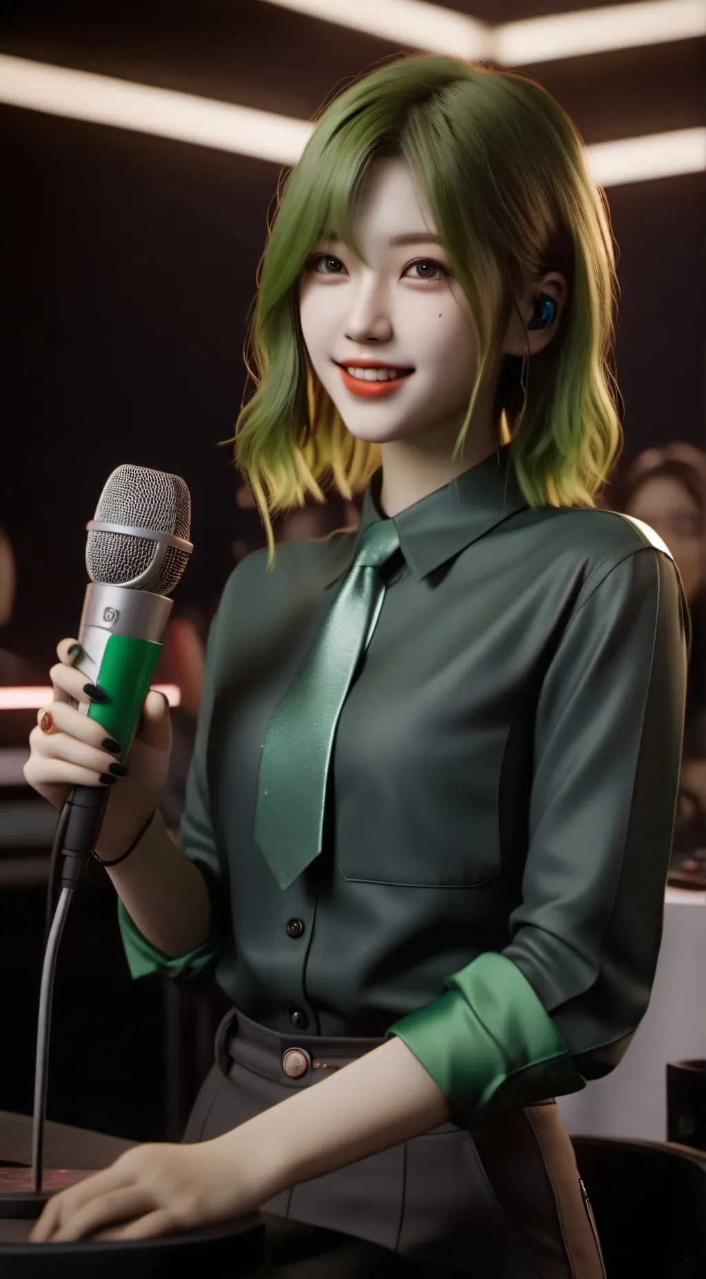 ai character: Vee background