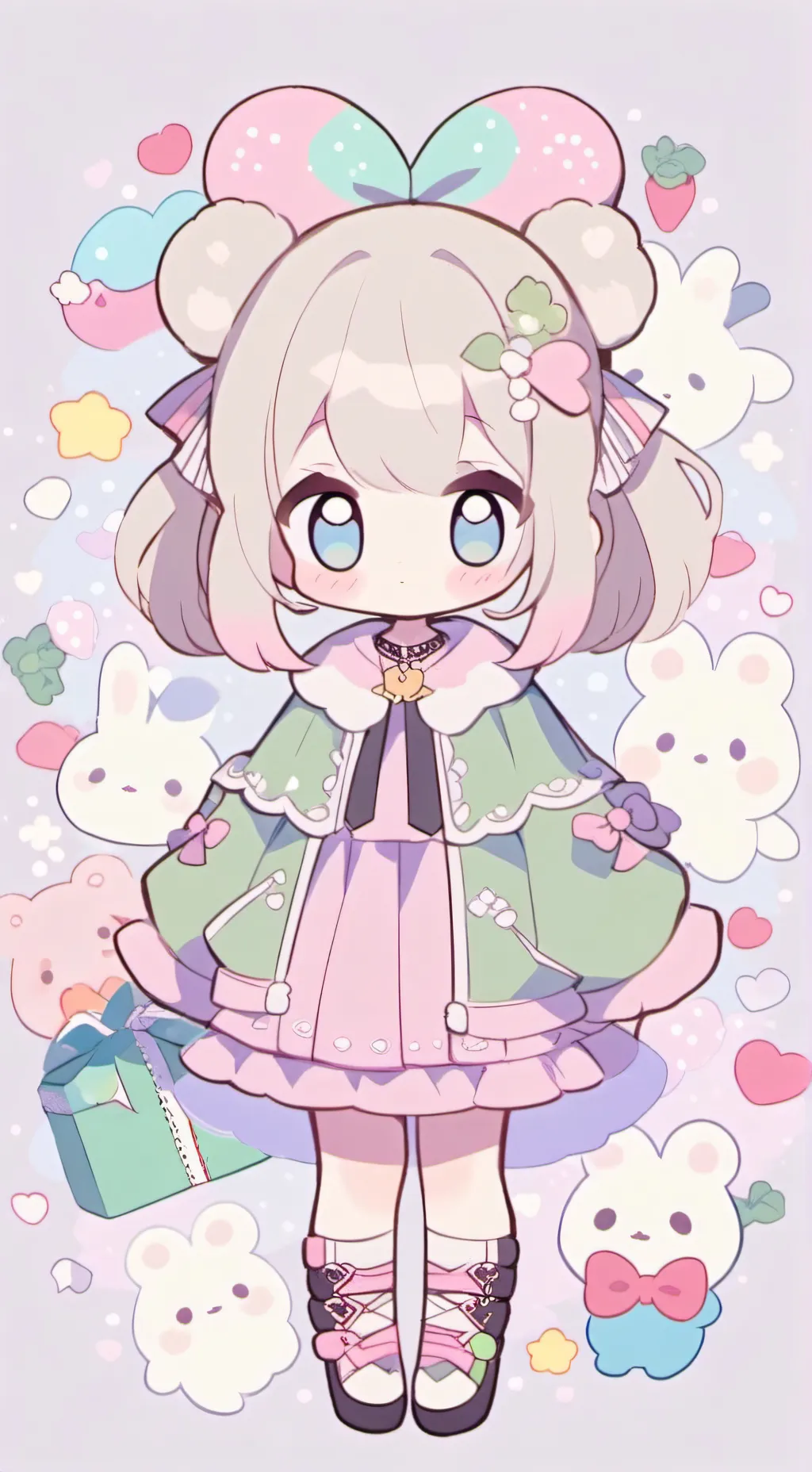 ai character: Лу background