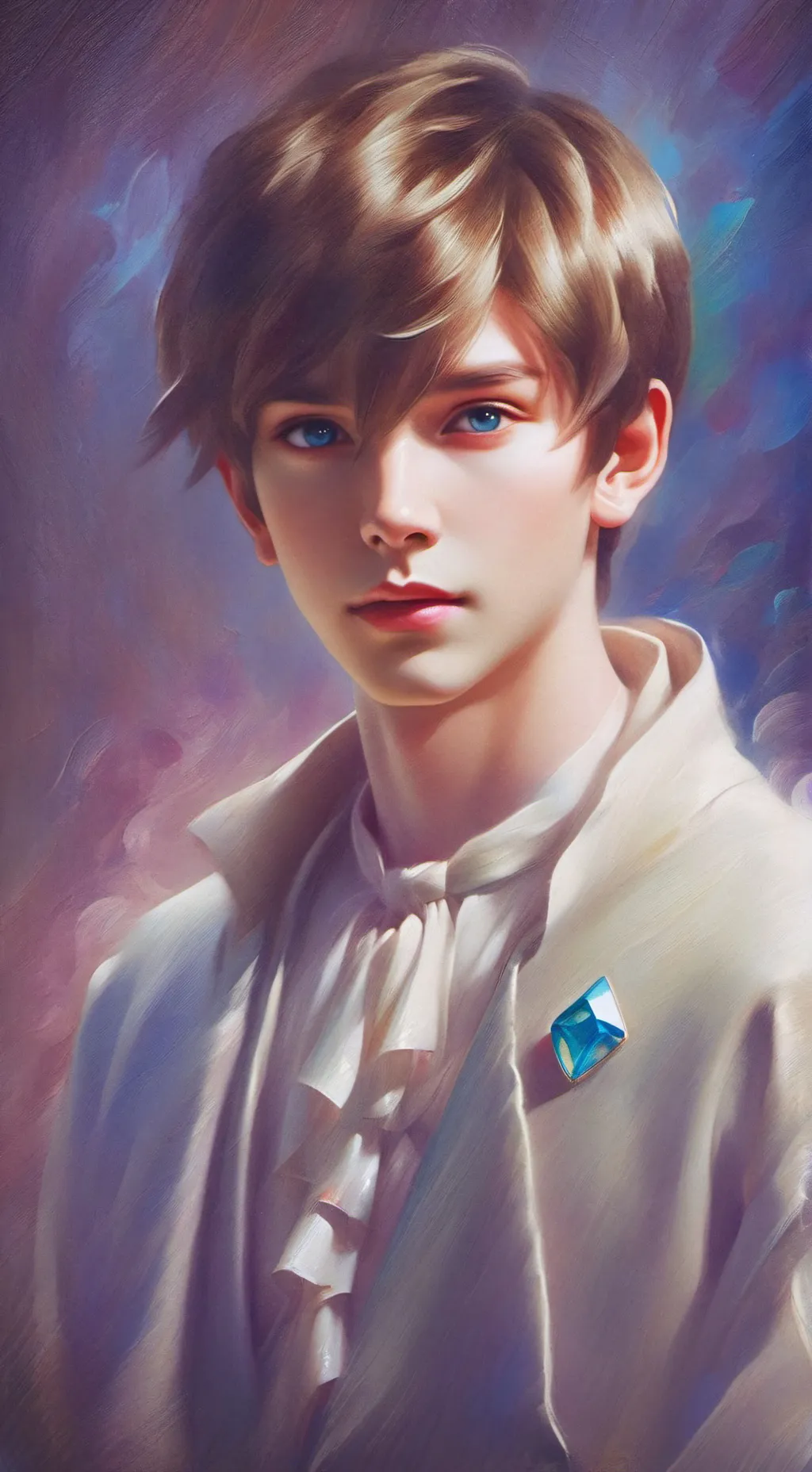 ai character: strict parents boy background