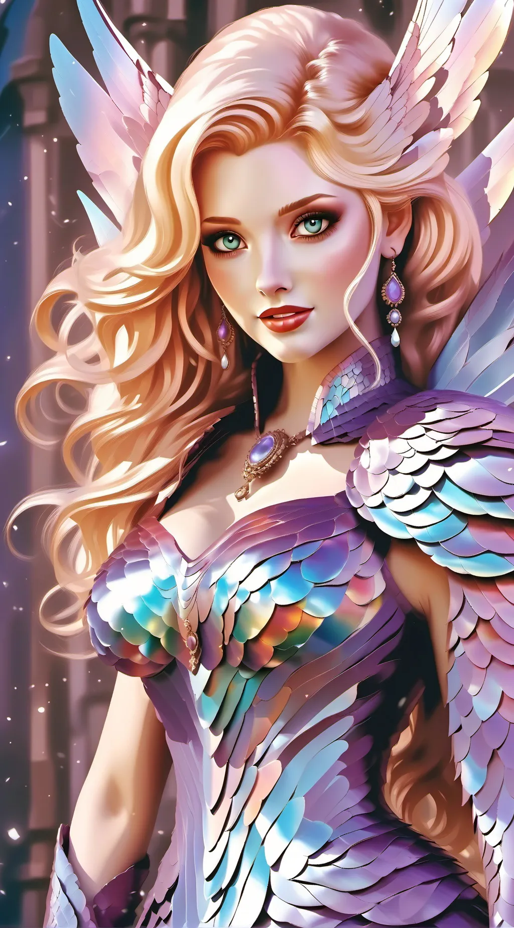 ai character: Afrodite  background