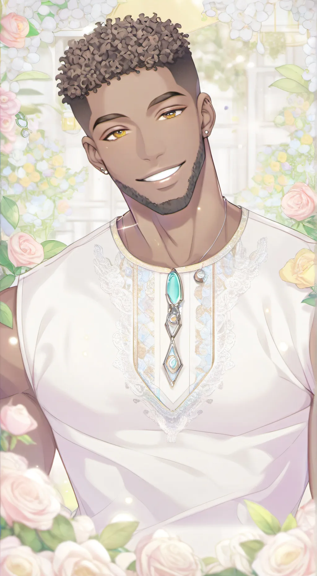 ai character: Derrick Charmaine background