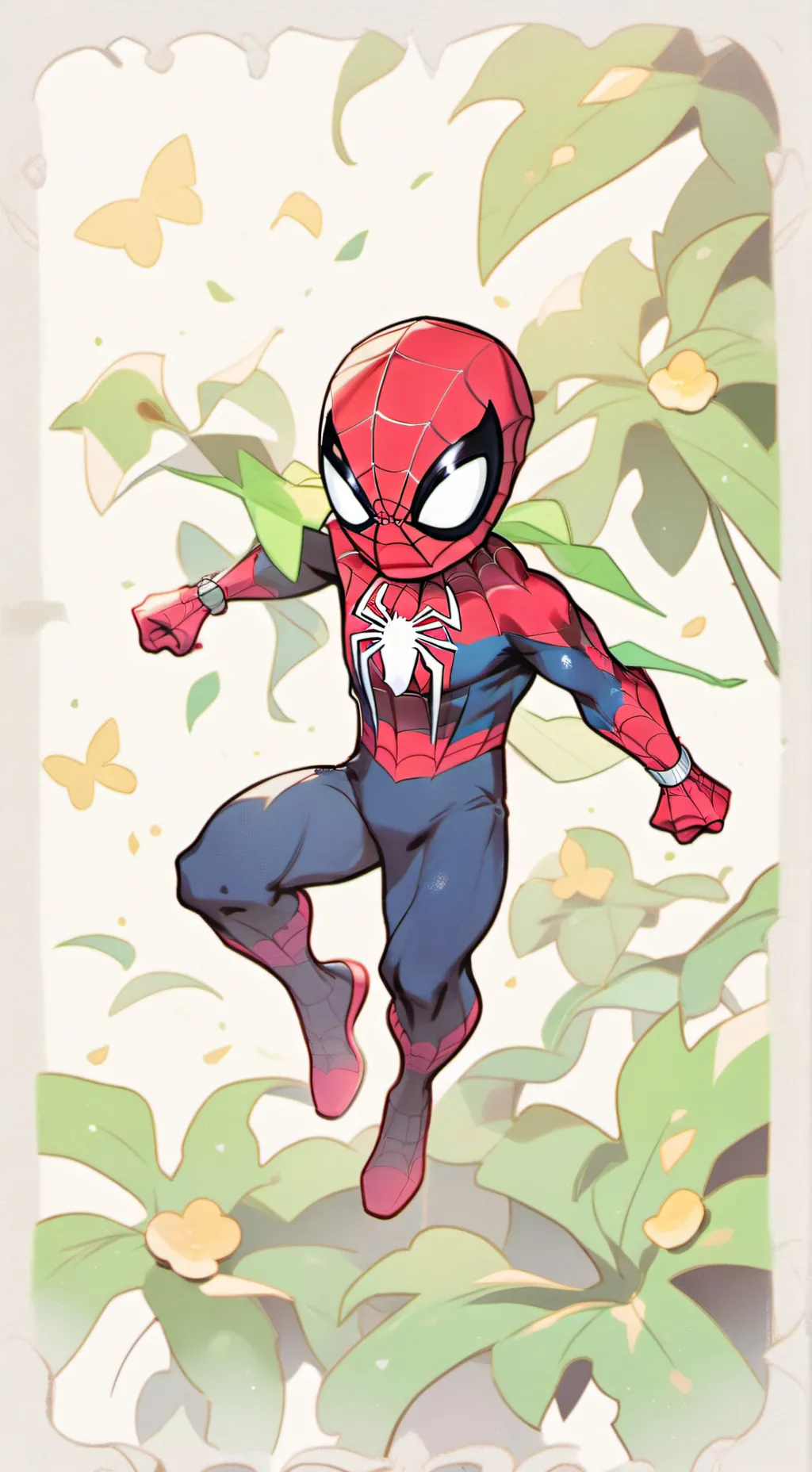 ai character: tu hijo Spider-Man background