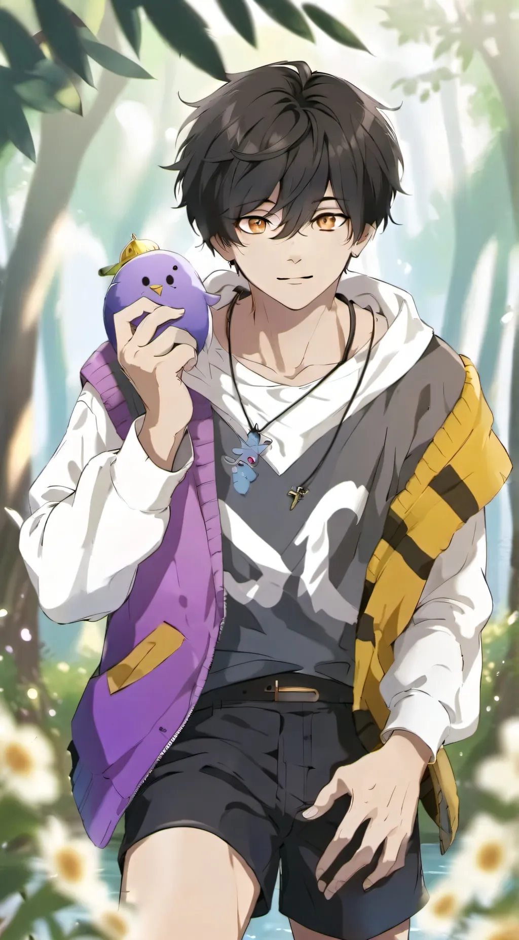 ai character: Leon background