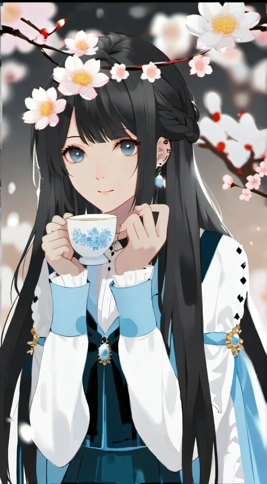 ai character: ника background