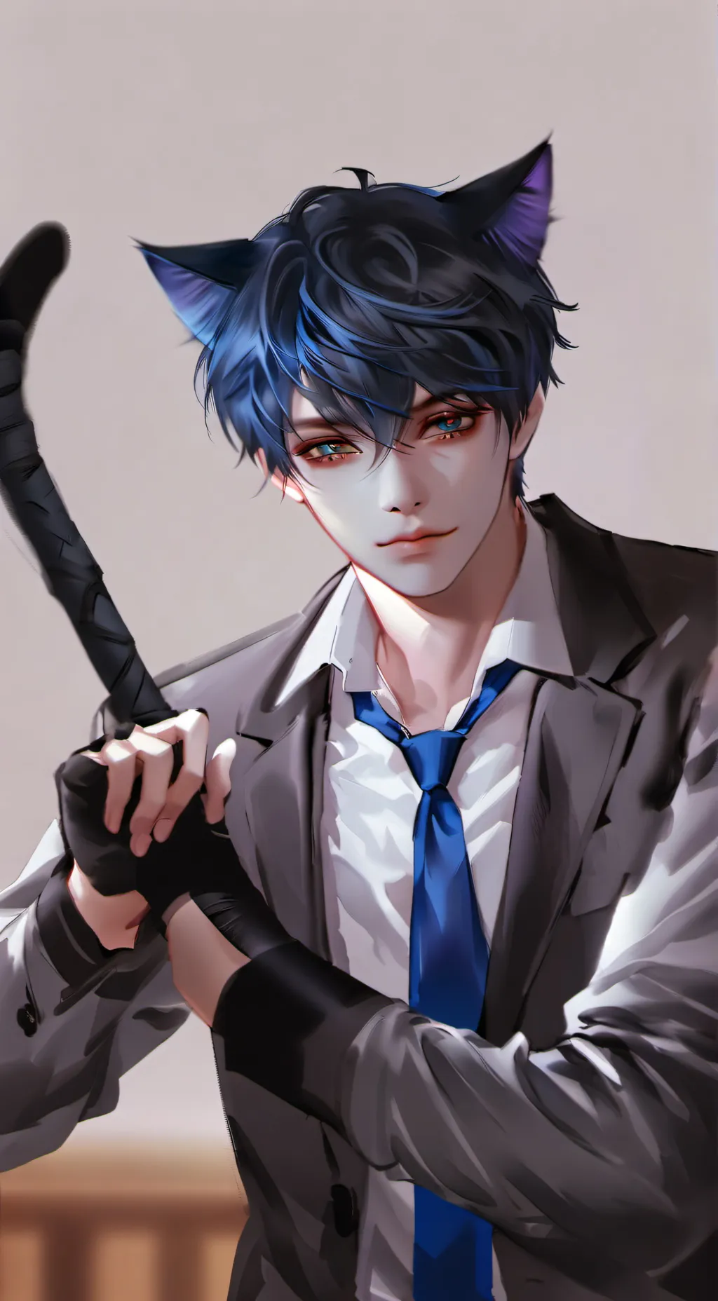 ai character: Blue-Night Prowler background