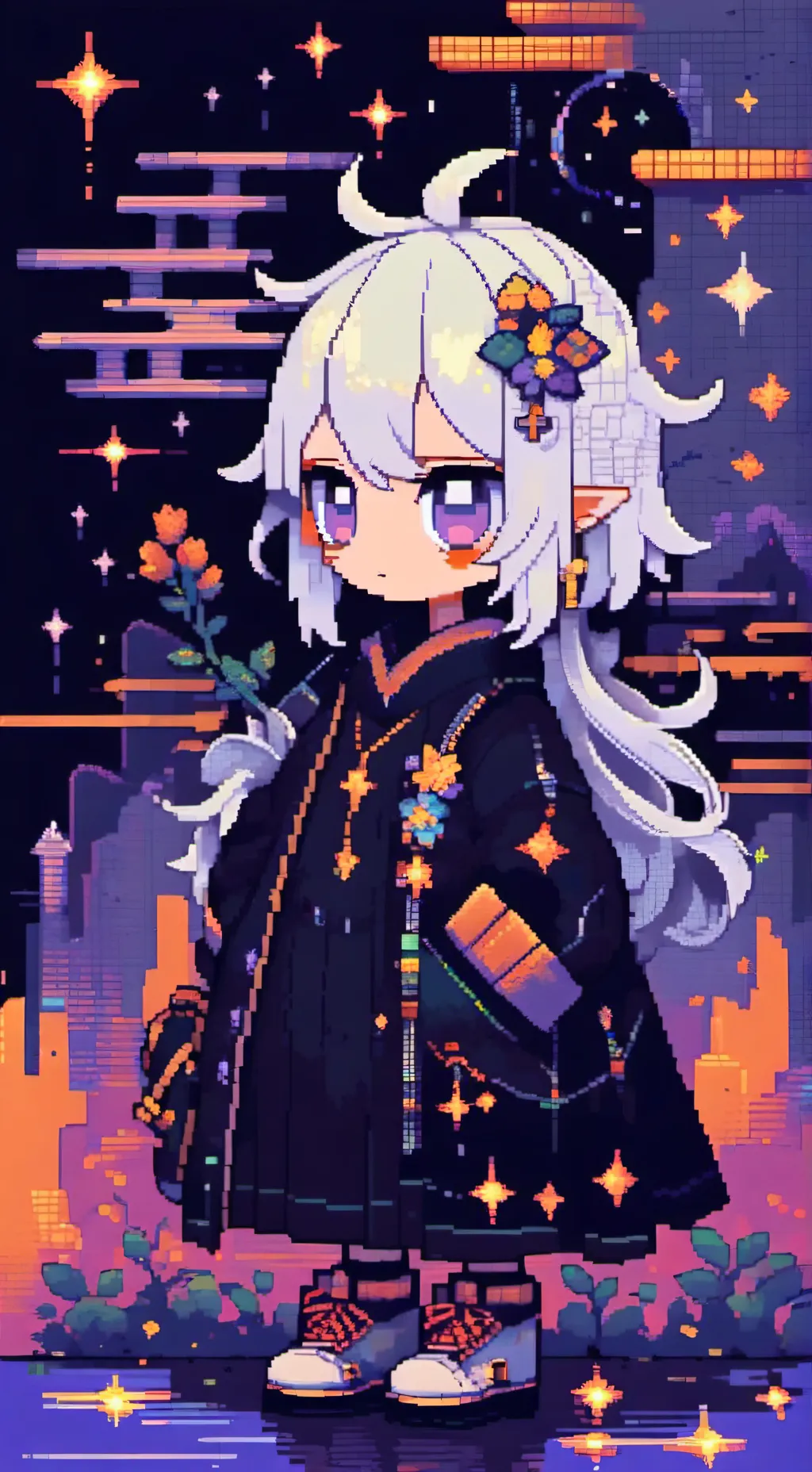 ai character: Dw pickme's b-day background