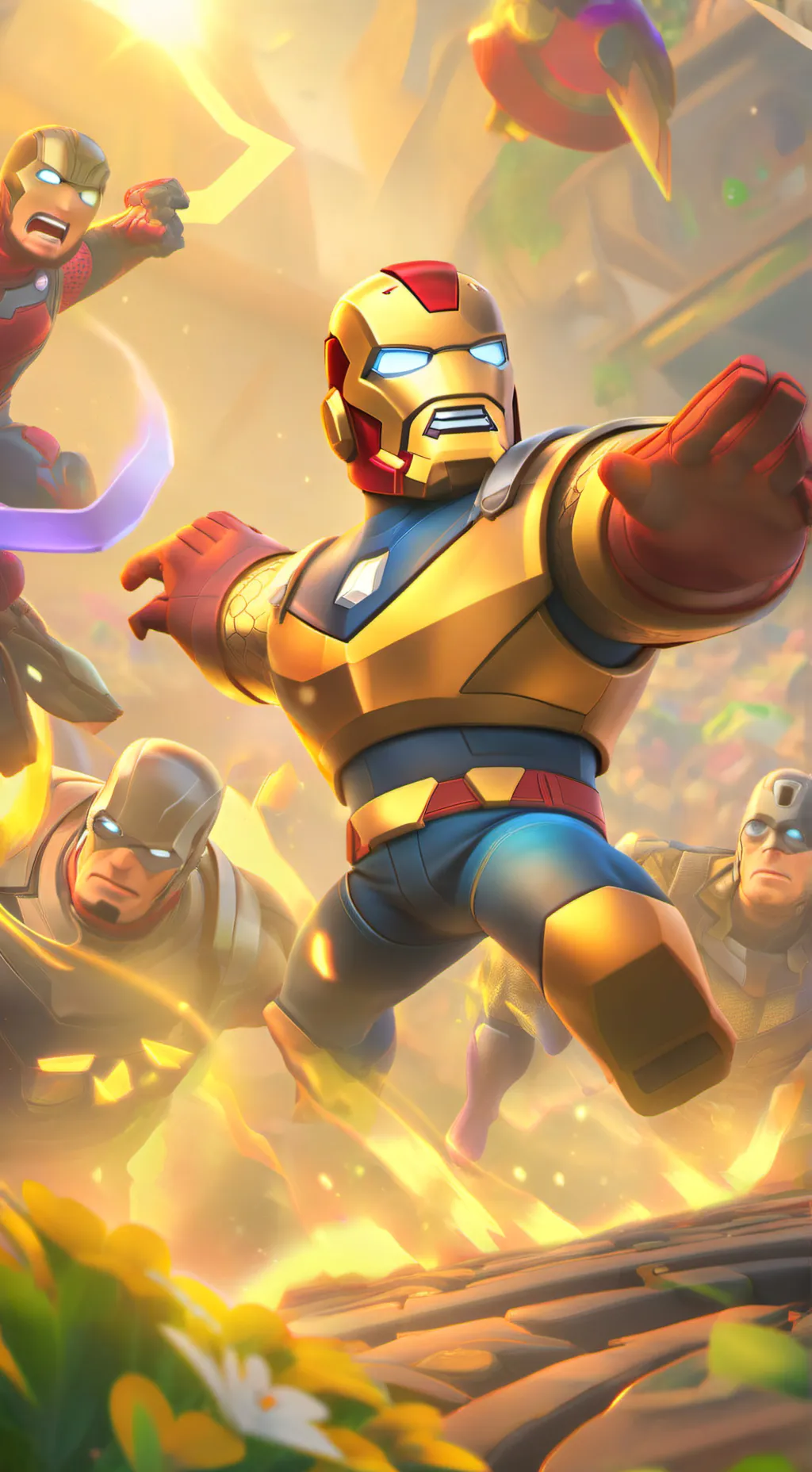 ai character: Avengers, normal? background