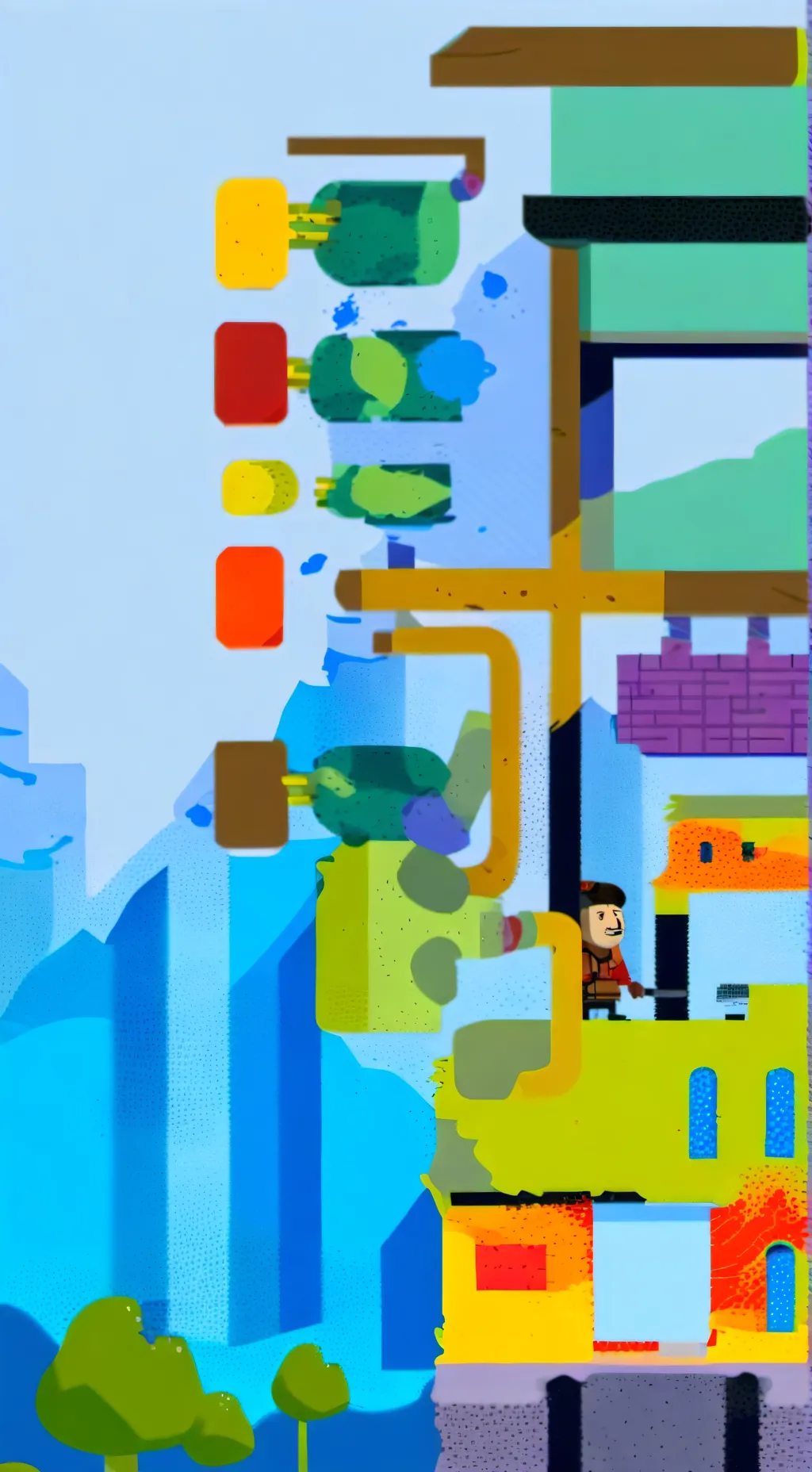 ai character: wenda pinkivineria background