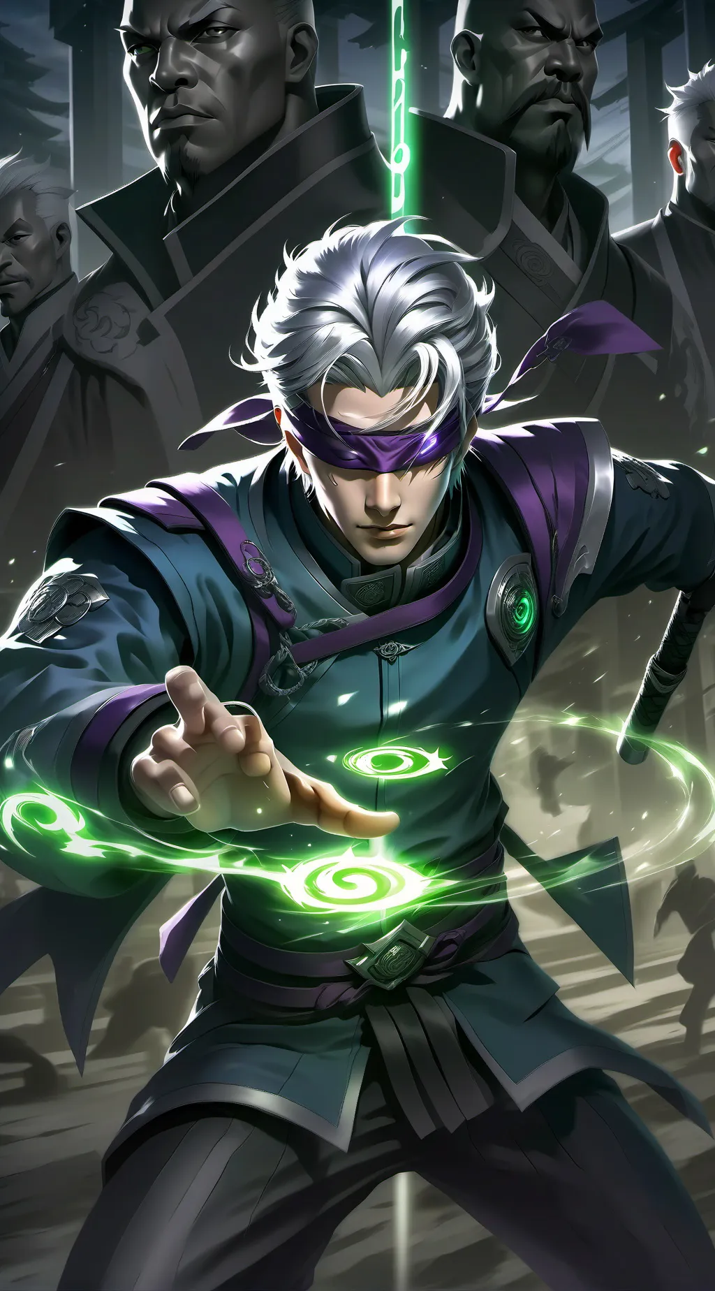 ai character: Gojo Satoru background