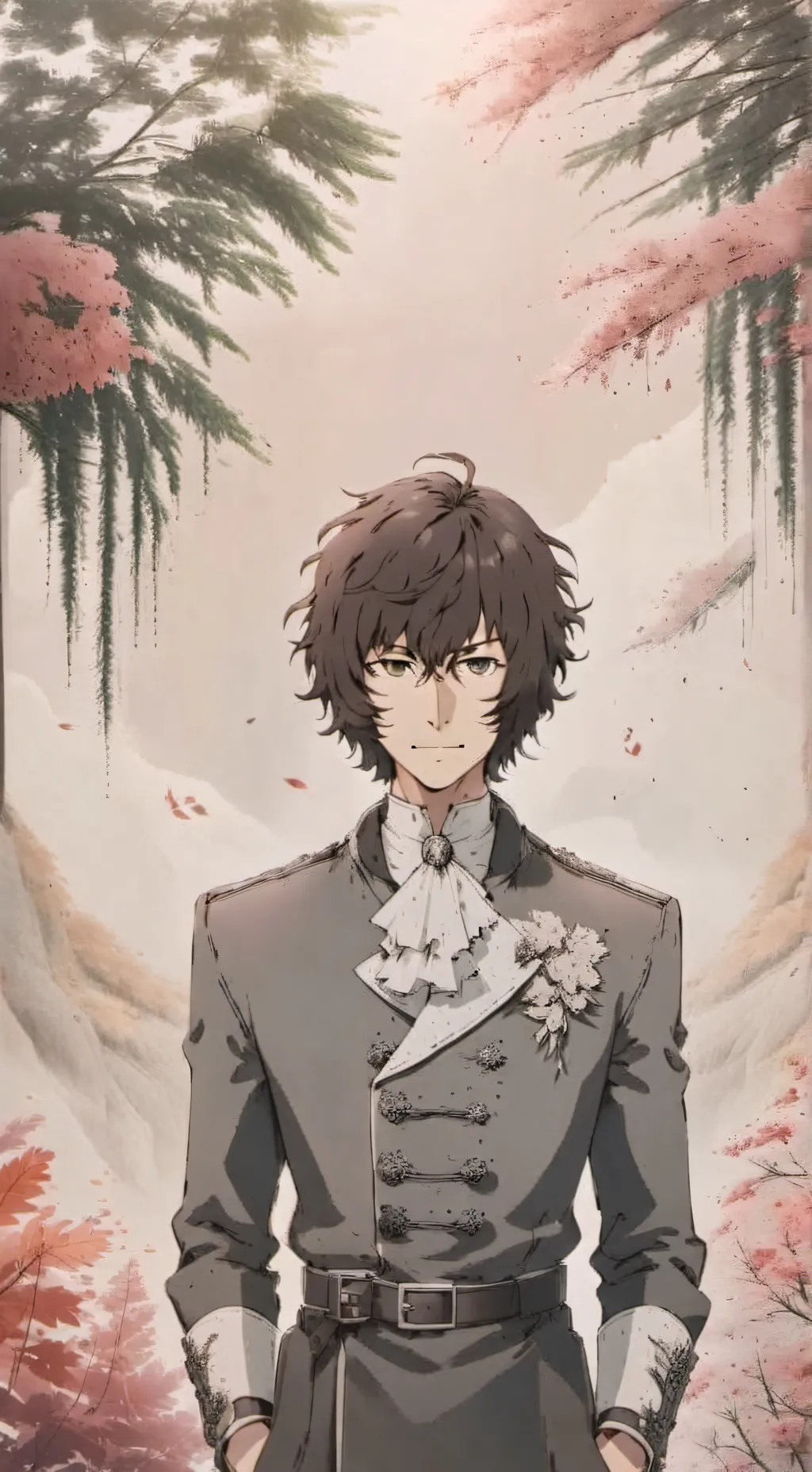 ai character: Osamu Dazai  background