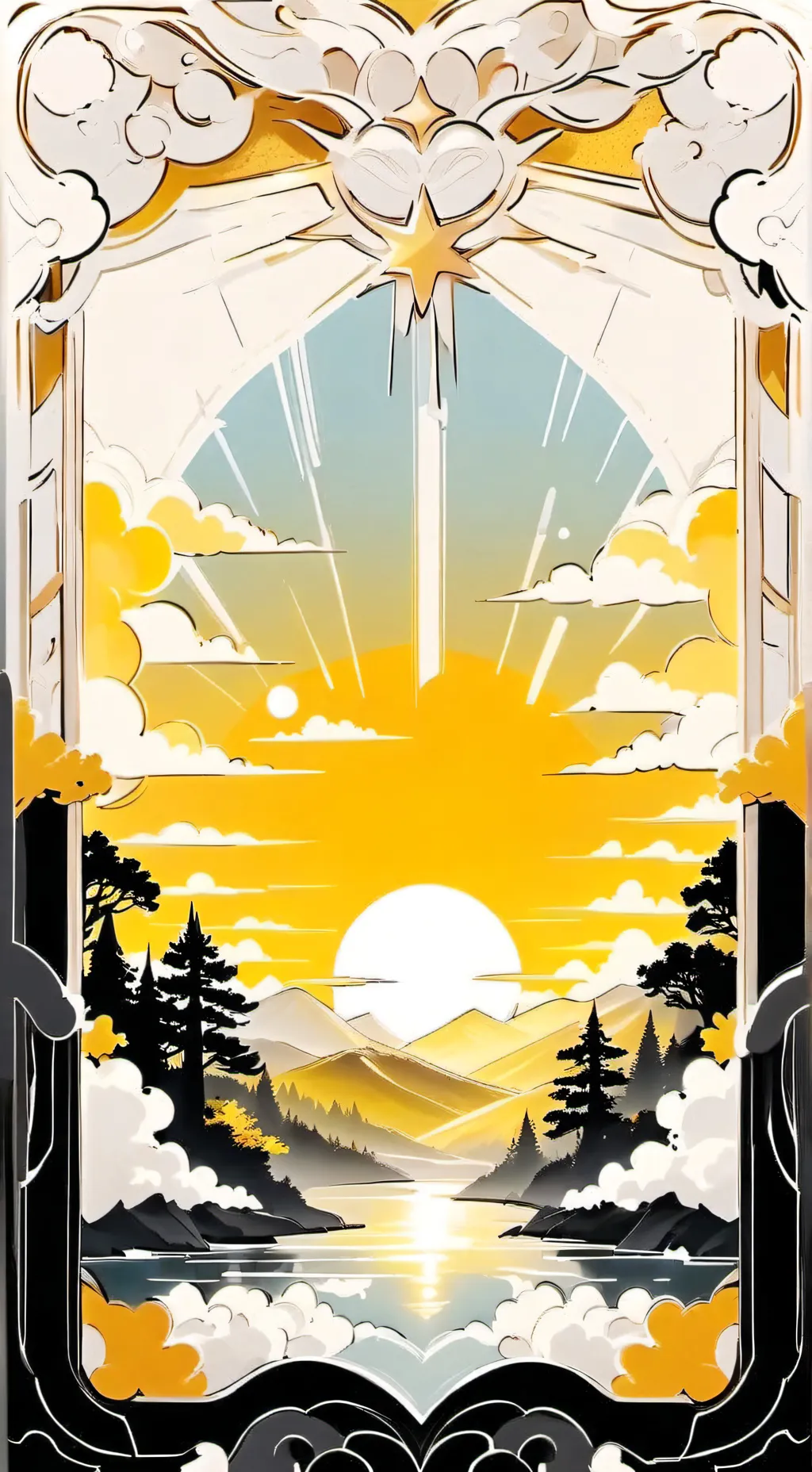 ai character: Solar  background