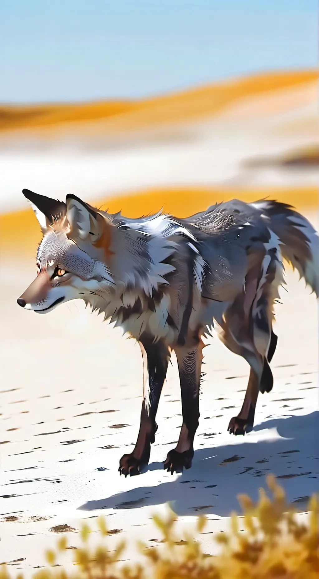 ai character: Mha Sad Day....  background