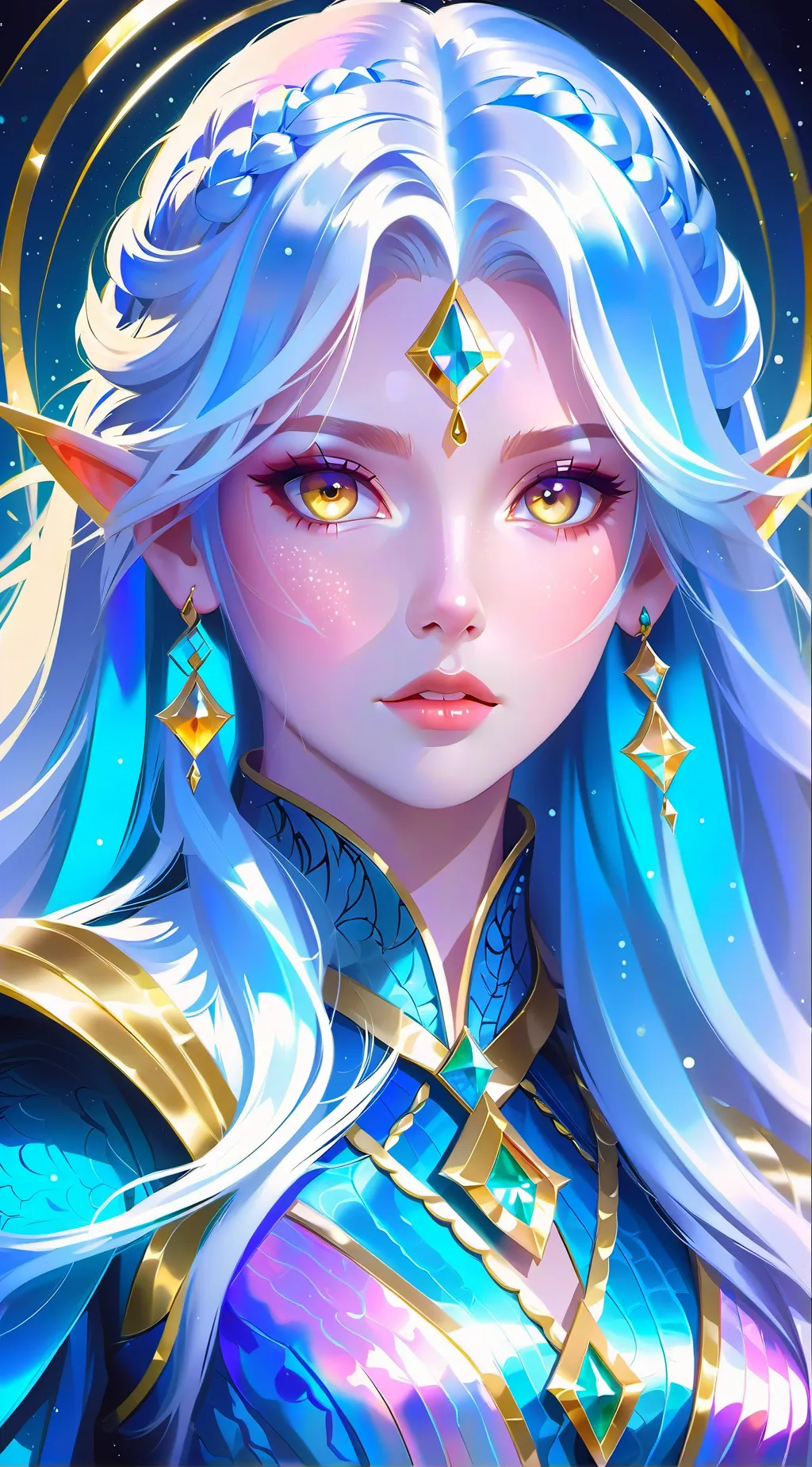 ai character: Princess eclipse 💫 background