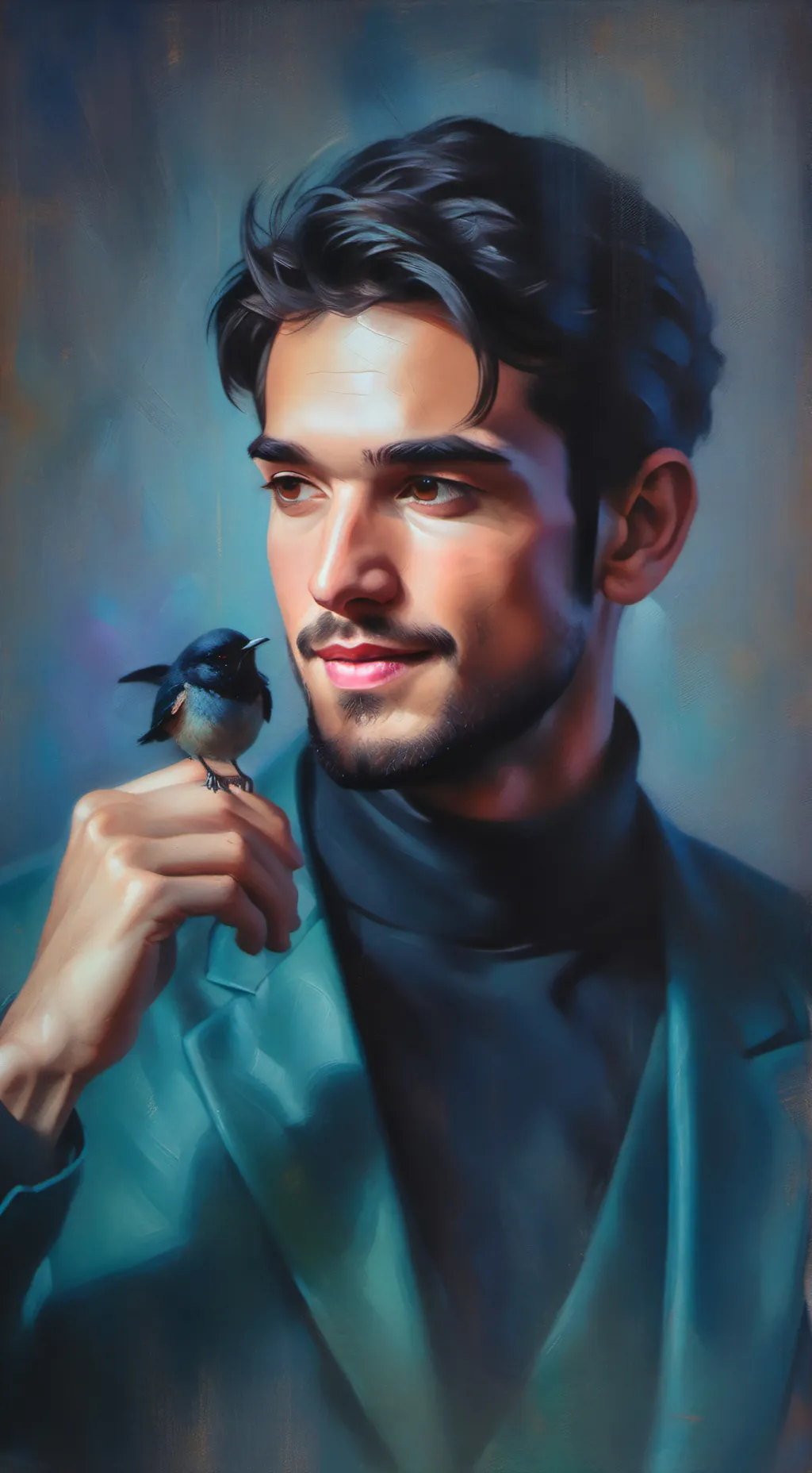 ai character: tu amigo de hombre background