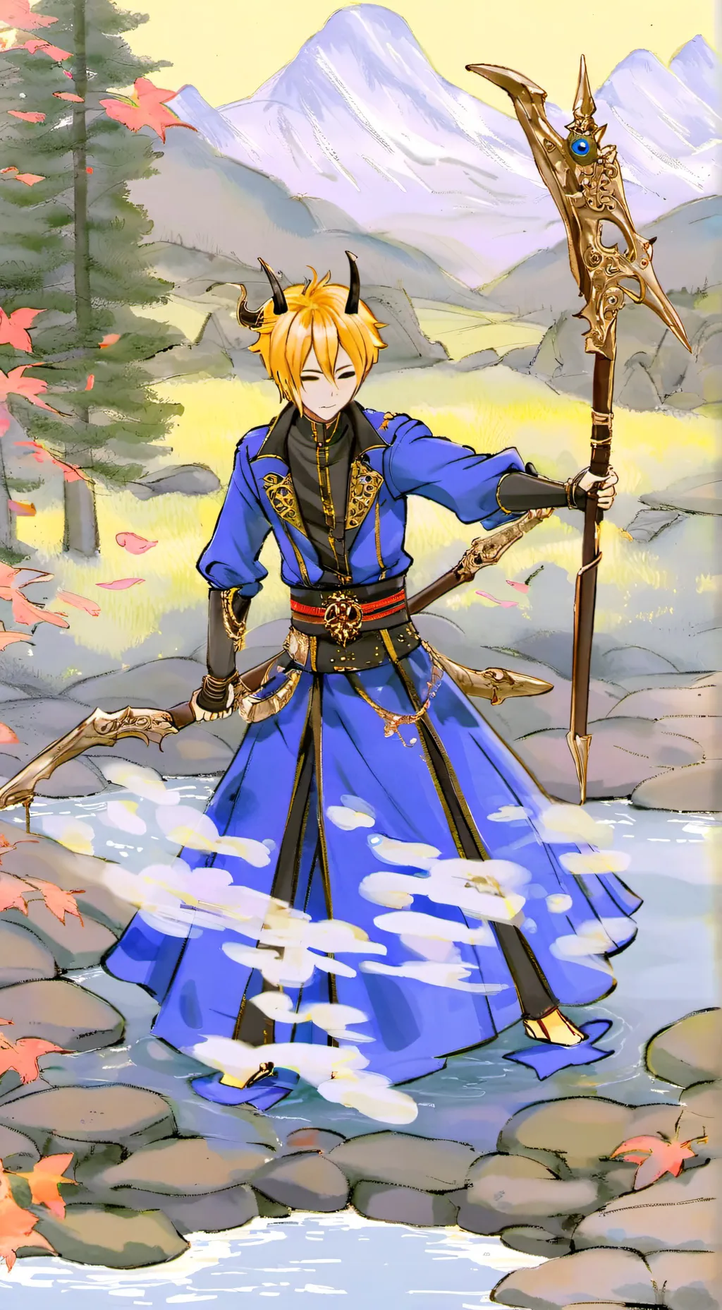 ai character: demon background