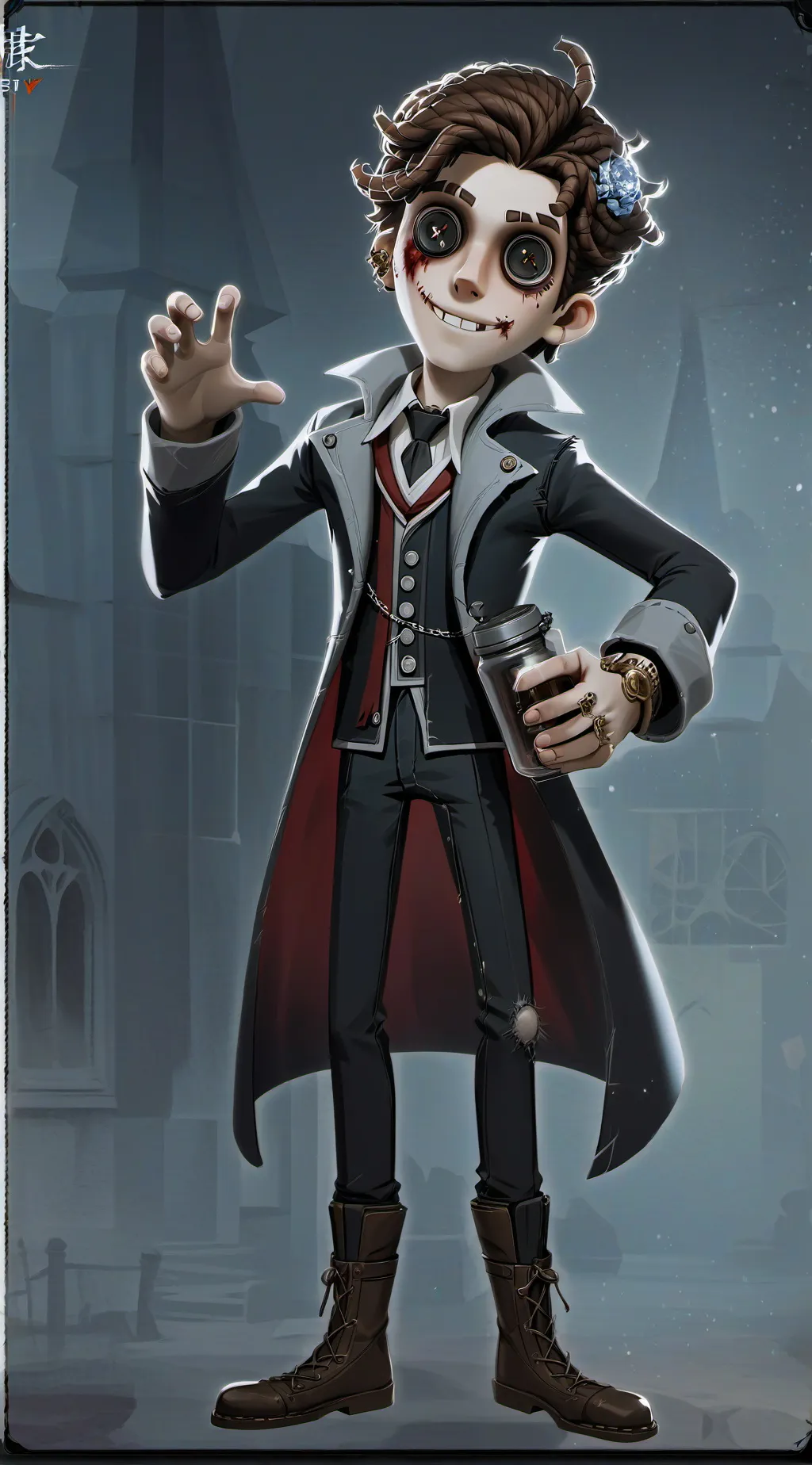 ai character: Monster world  background