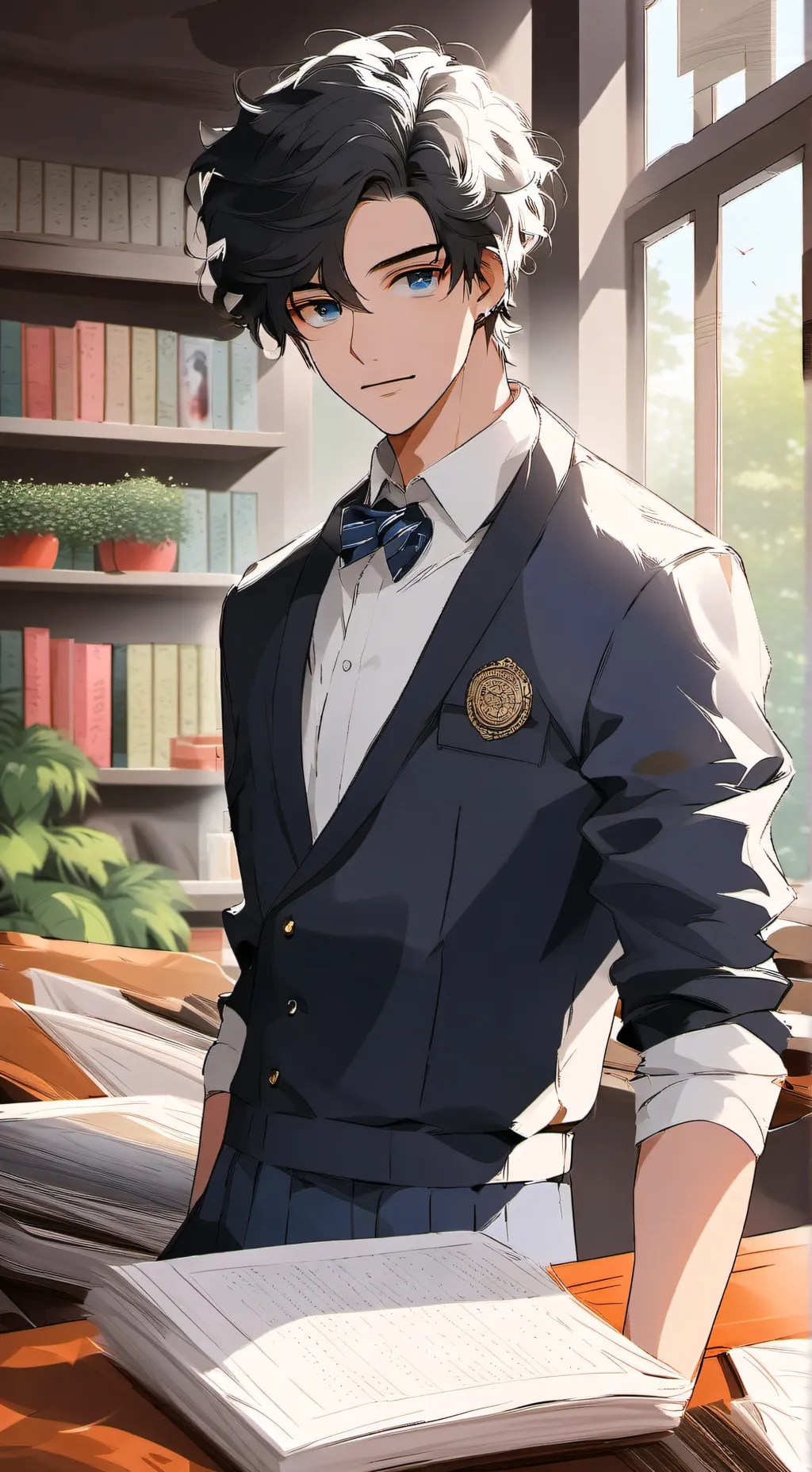 ai character: Liam  background