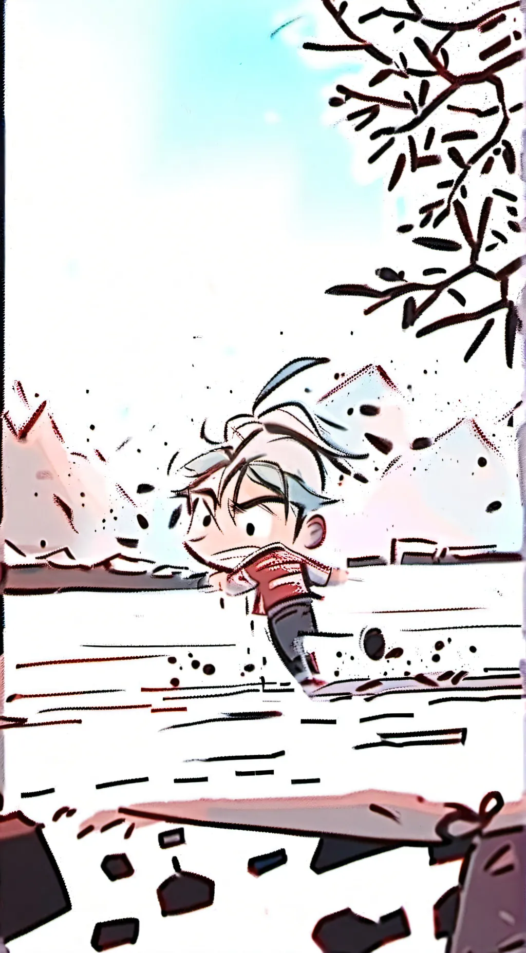 ai character: ALNST Anakt garden background