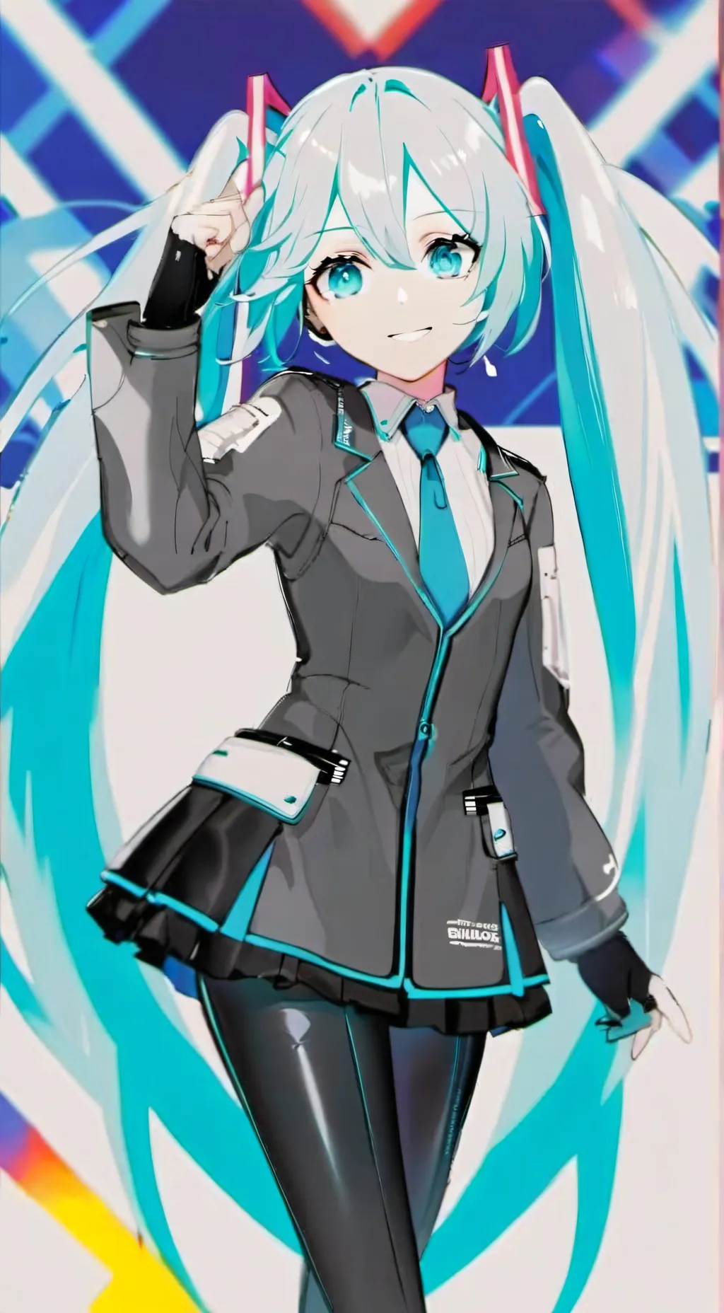ai character: Hatsune Miku background