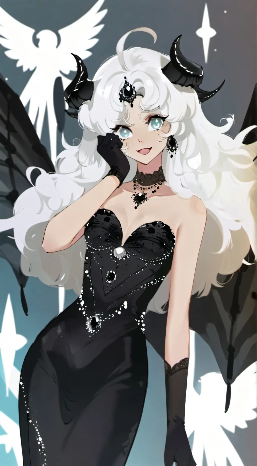 ai character: Black Pearl Cookie background