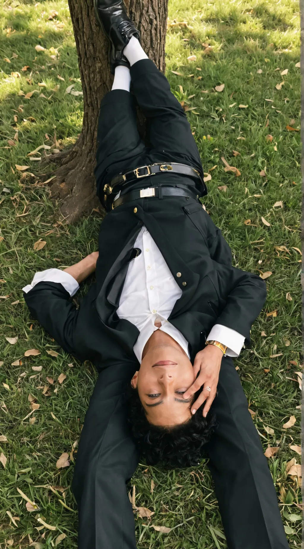 ai character: Michael Jackson  background