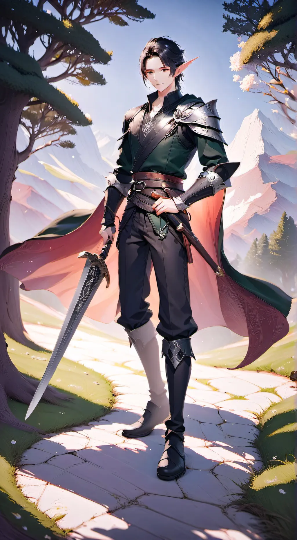 ai character: Middle Earth background