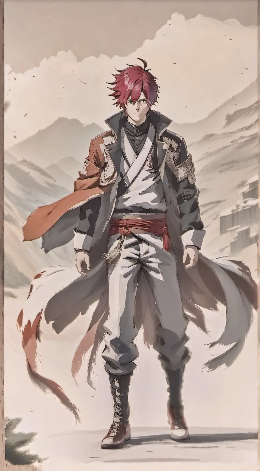 ai character: MHA hermano  background