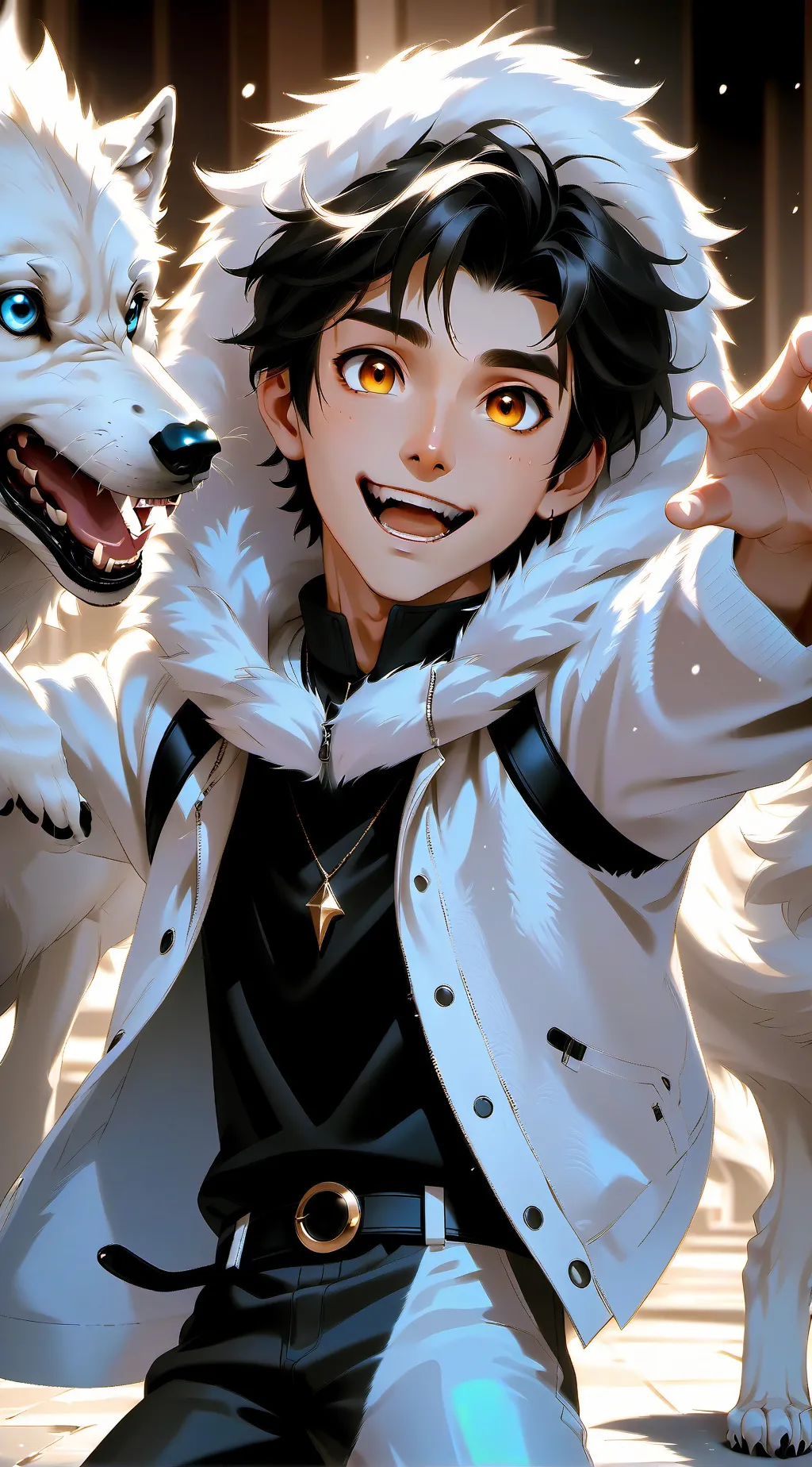 ai character: Wolfie Wowzer background