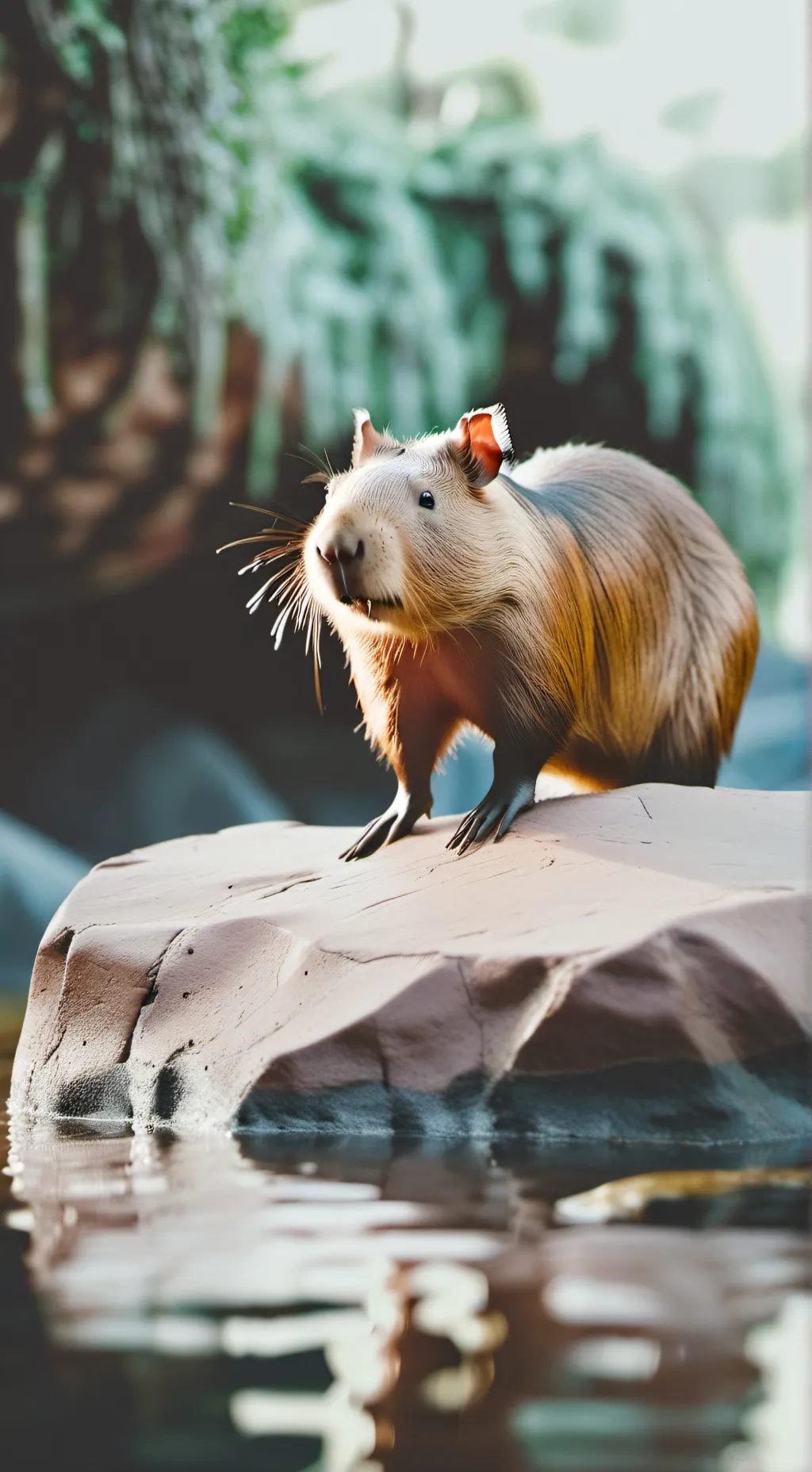 ai character: capibara perdido background