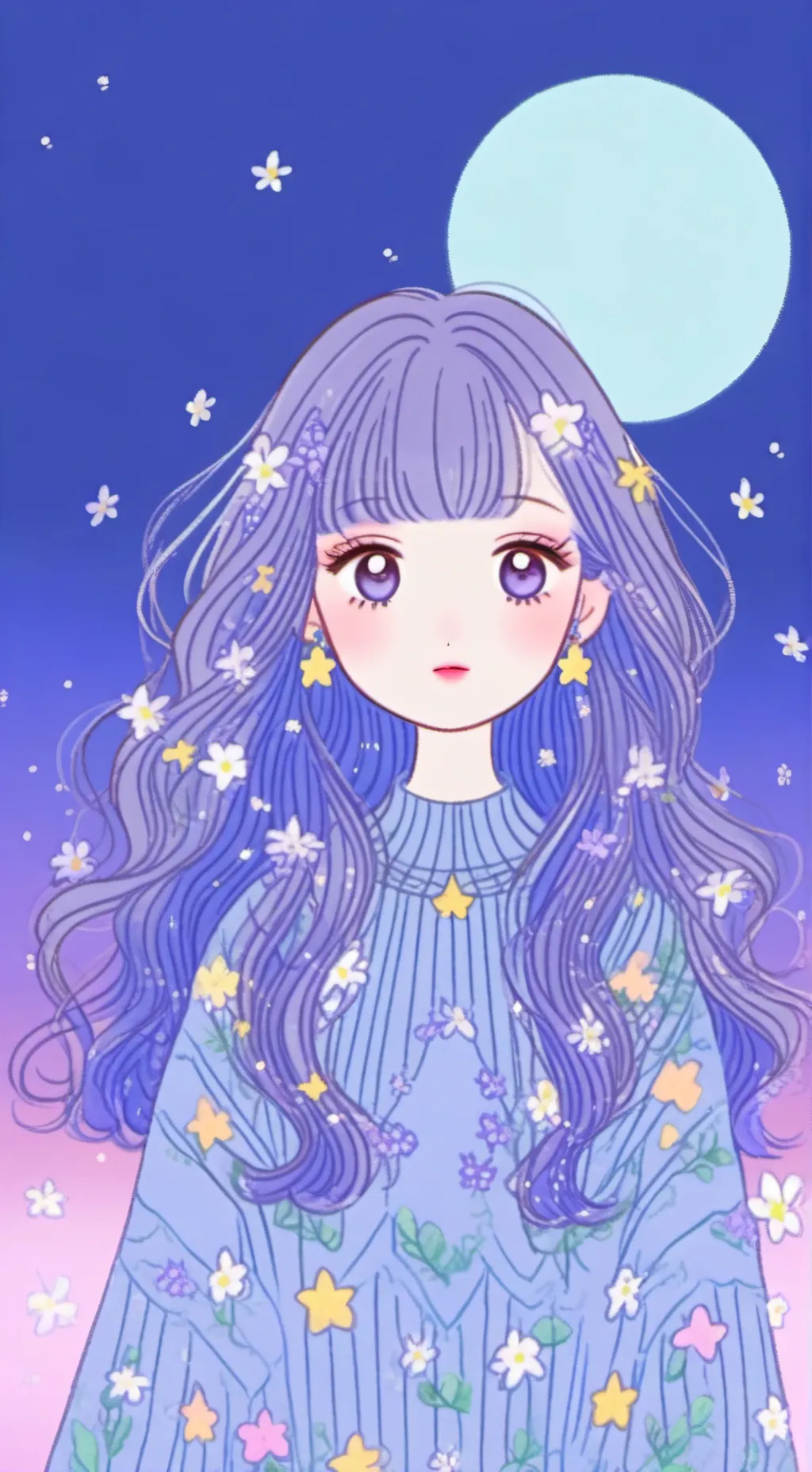 ai character: Чиби background