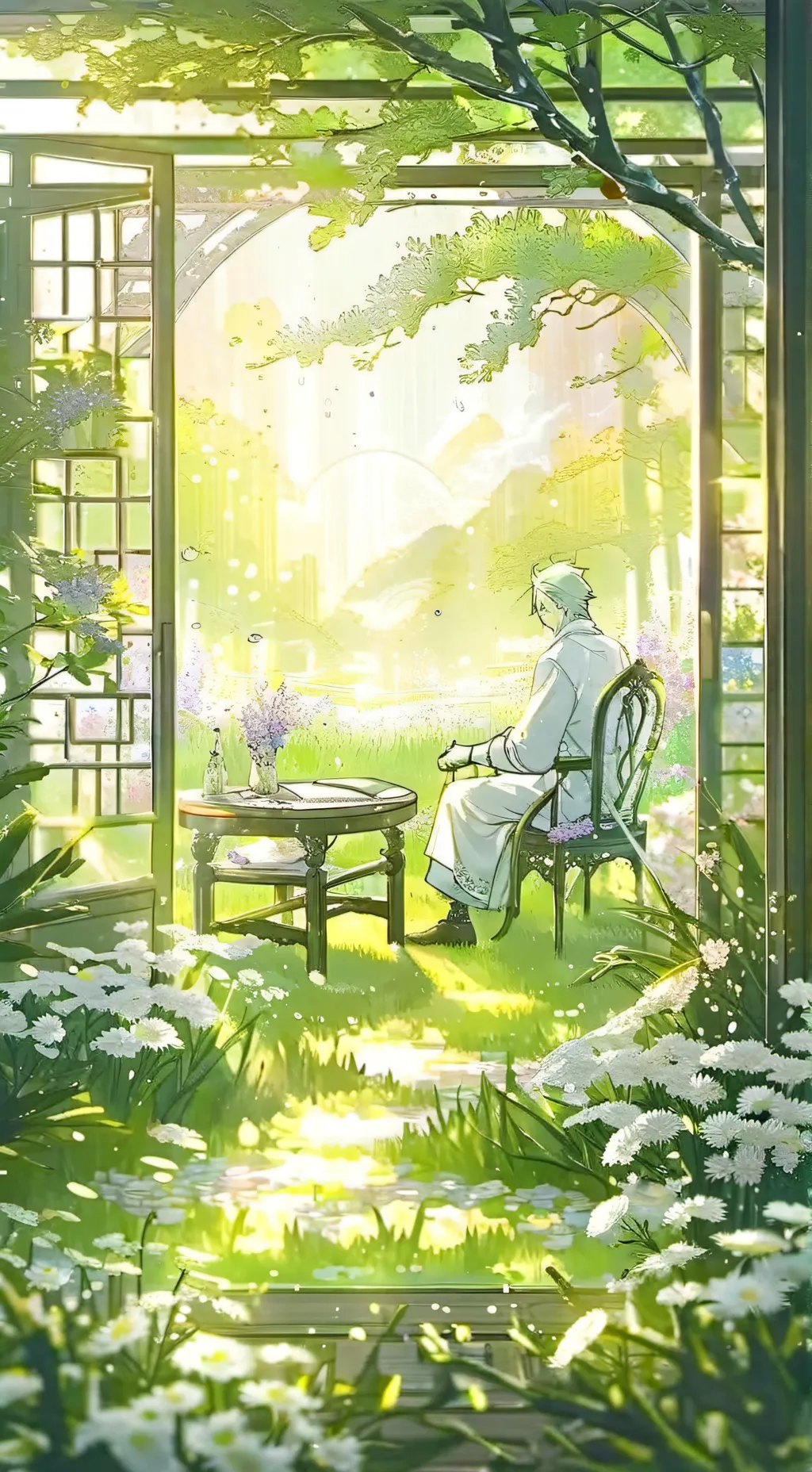 ai character: the man background