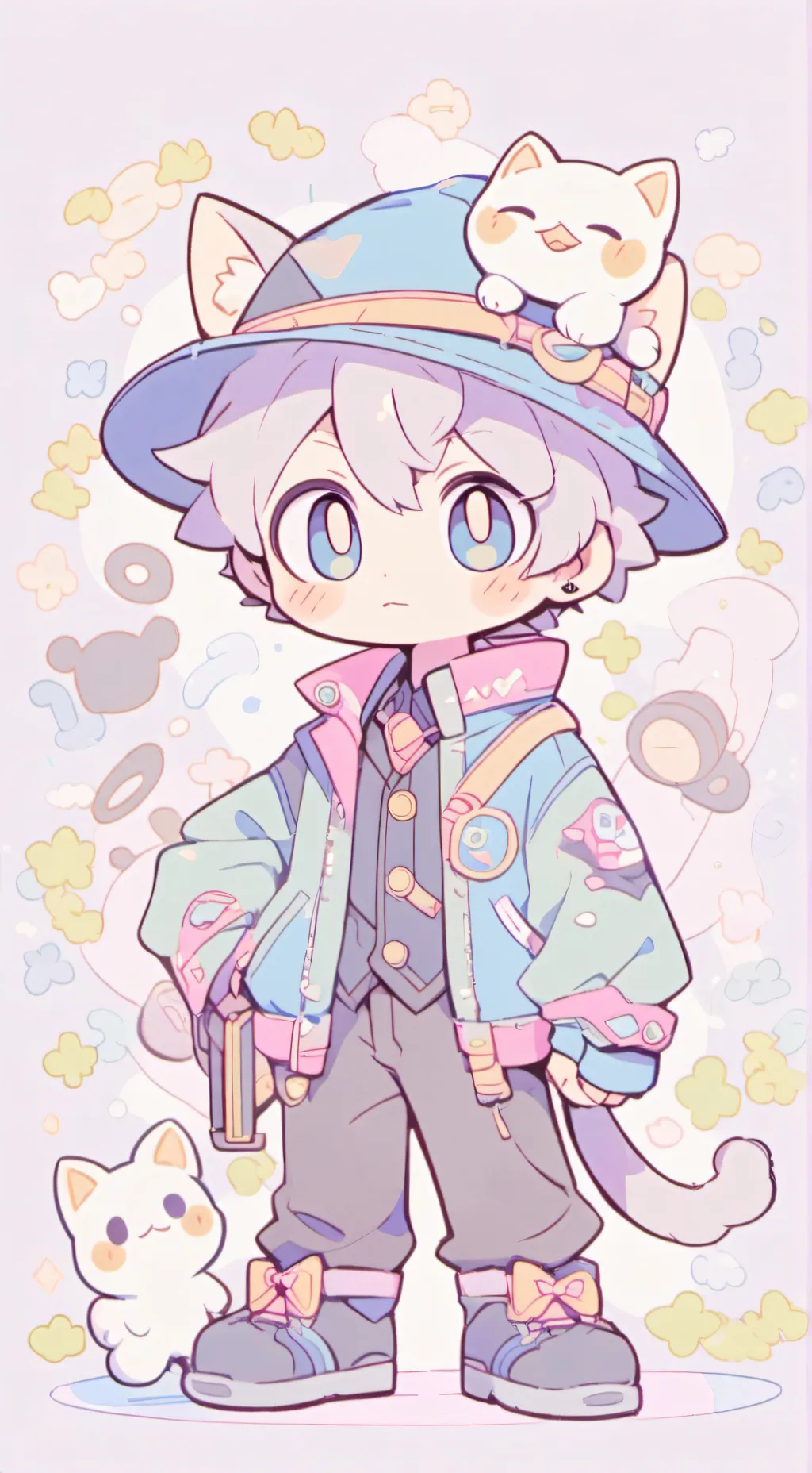 ai character: Clucky's hp au background