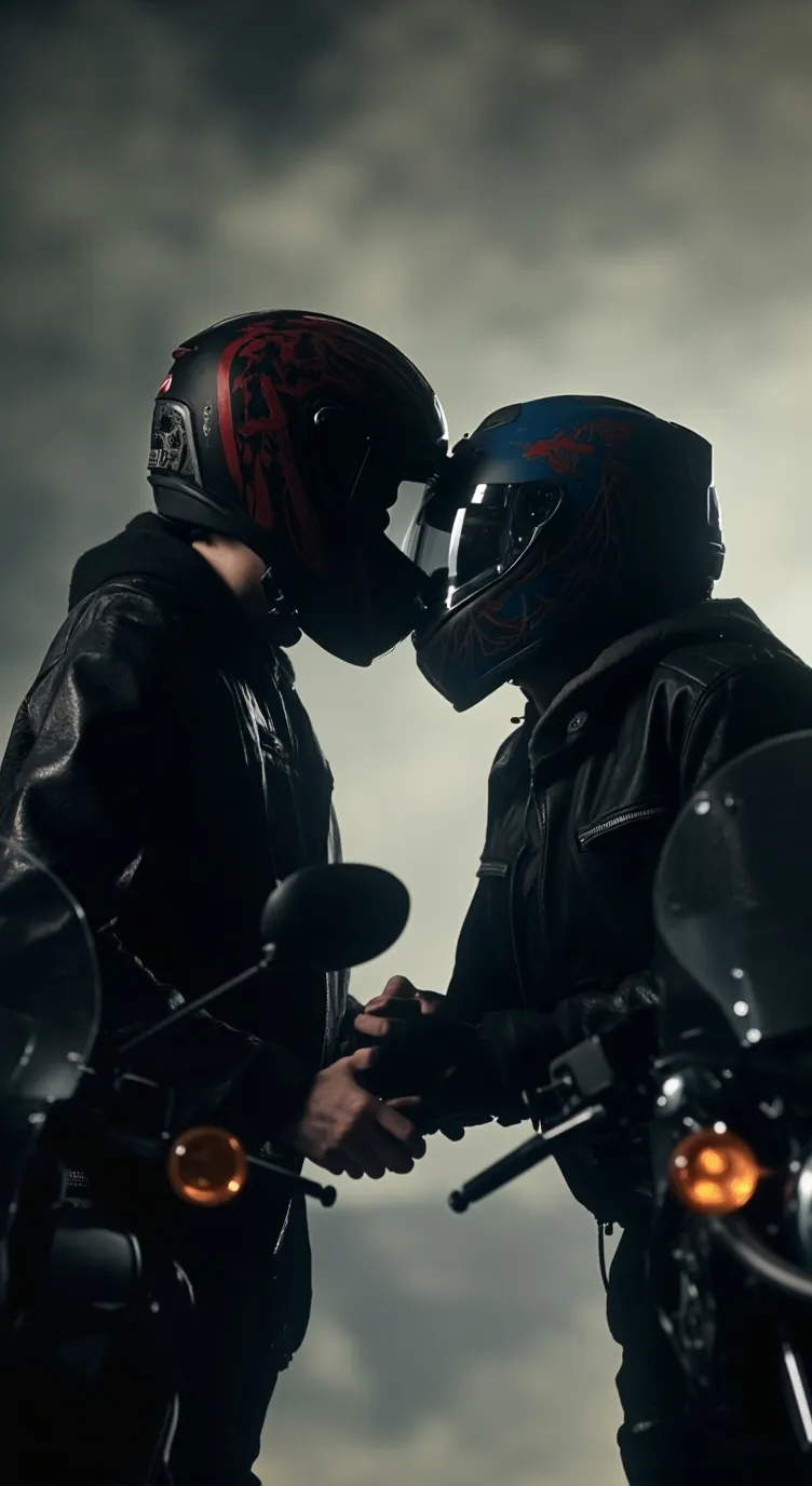 ai character: Gay Bikers background