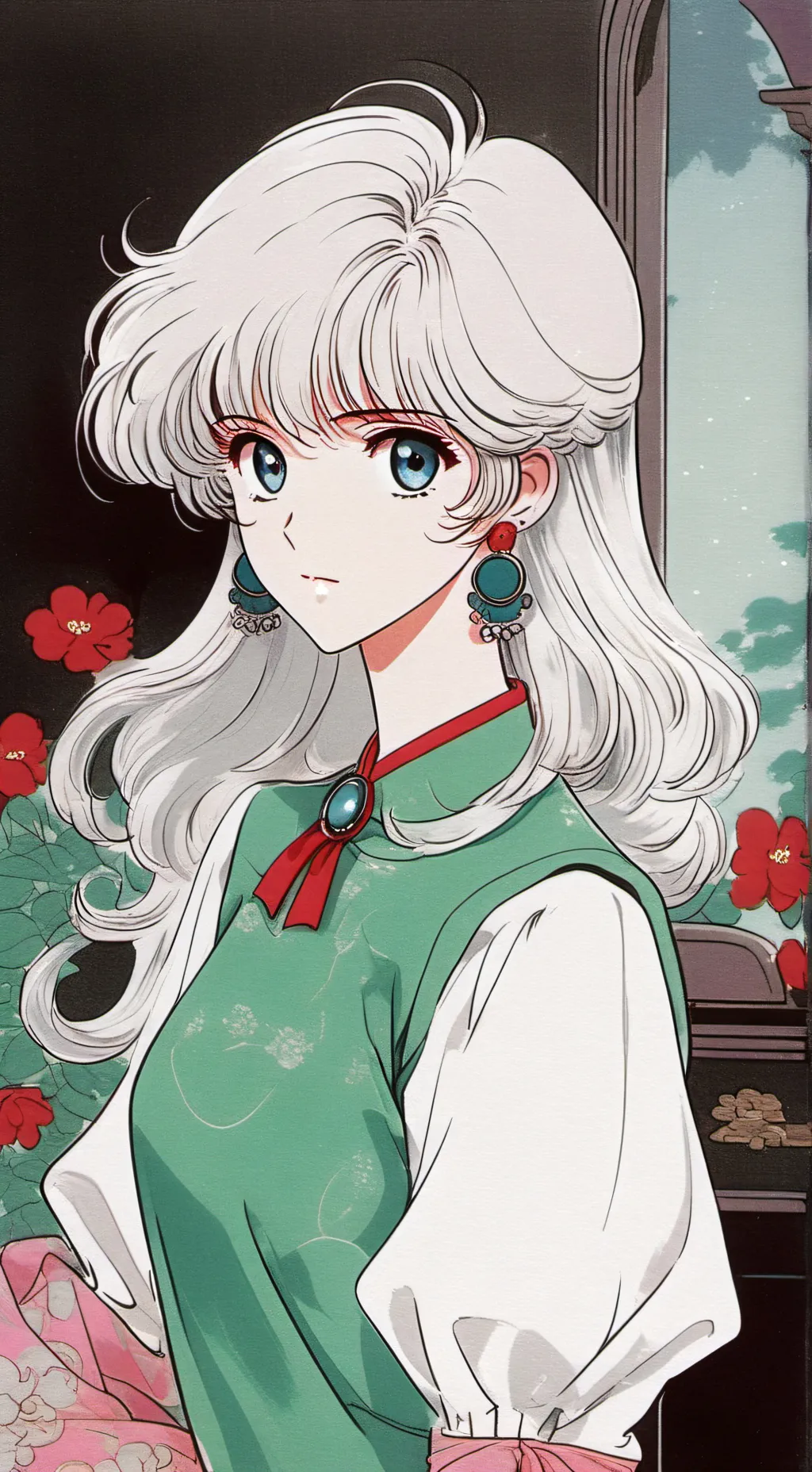 ai character: One piece lobo background