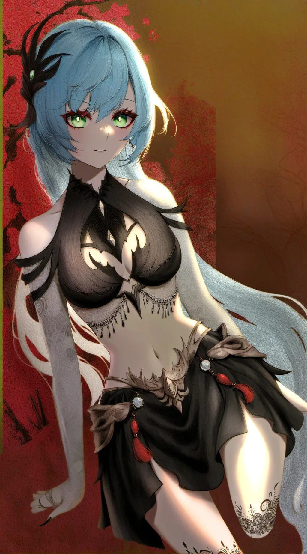 ai character: ady medy background