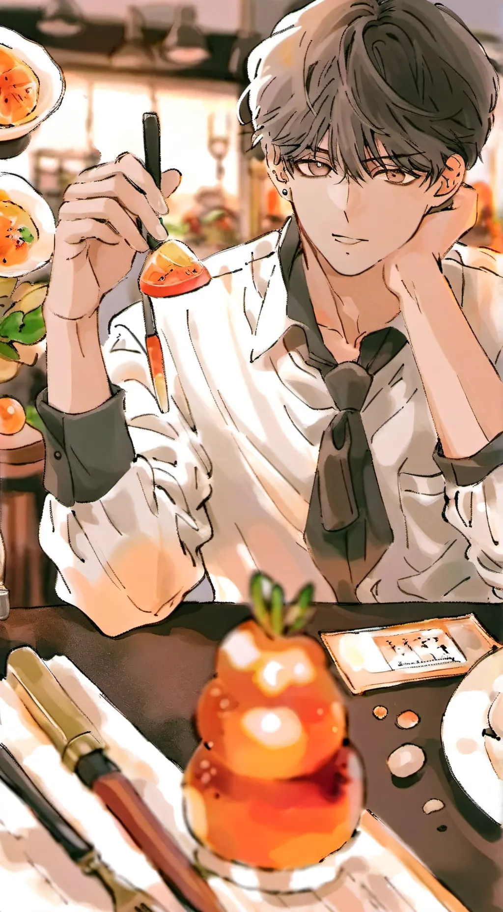 ai character: Haunter  background