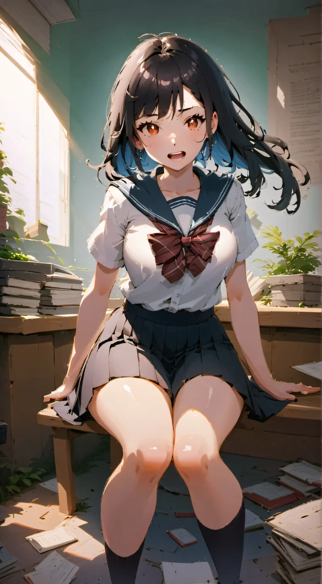 ai character: Gem background