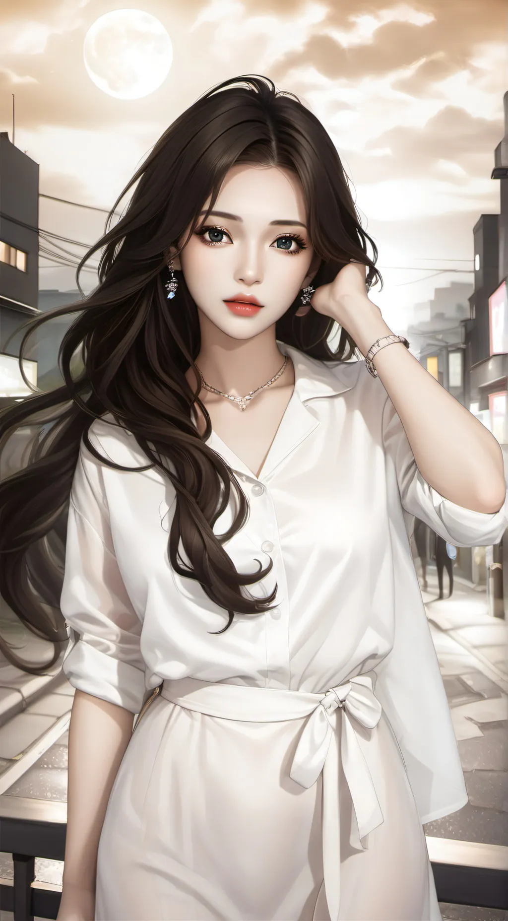 ai character: stellar  background